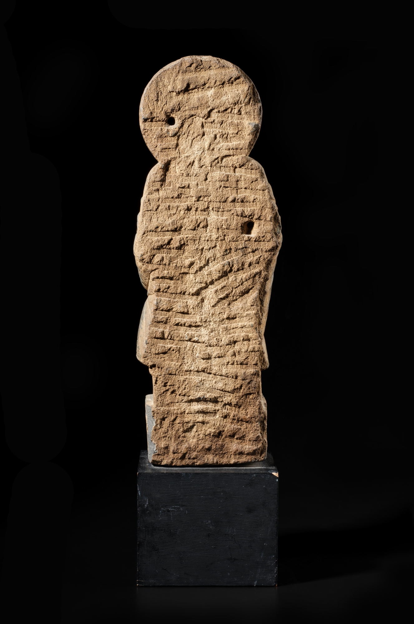 A gray schist figure of Shakyamuni Buddha, Ancient Region of Gandhara ...