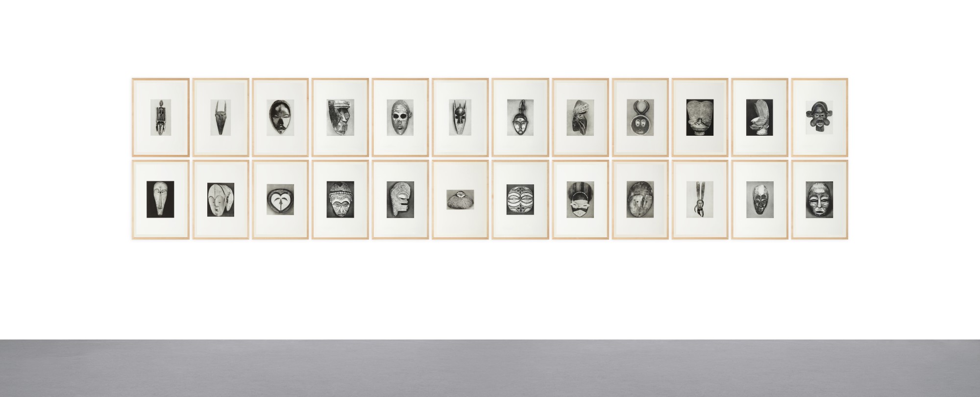 African Masks After Walker Evans Contemporary Art Day Auction