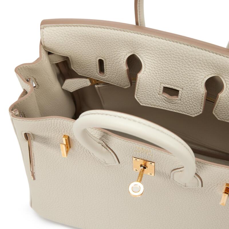 Hermès Craie Togo Birkin 25 Gold Hardware, 2025 Available For