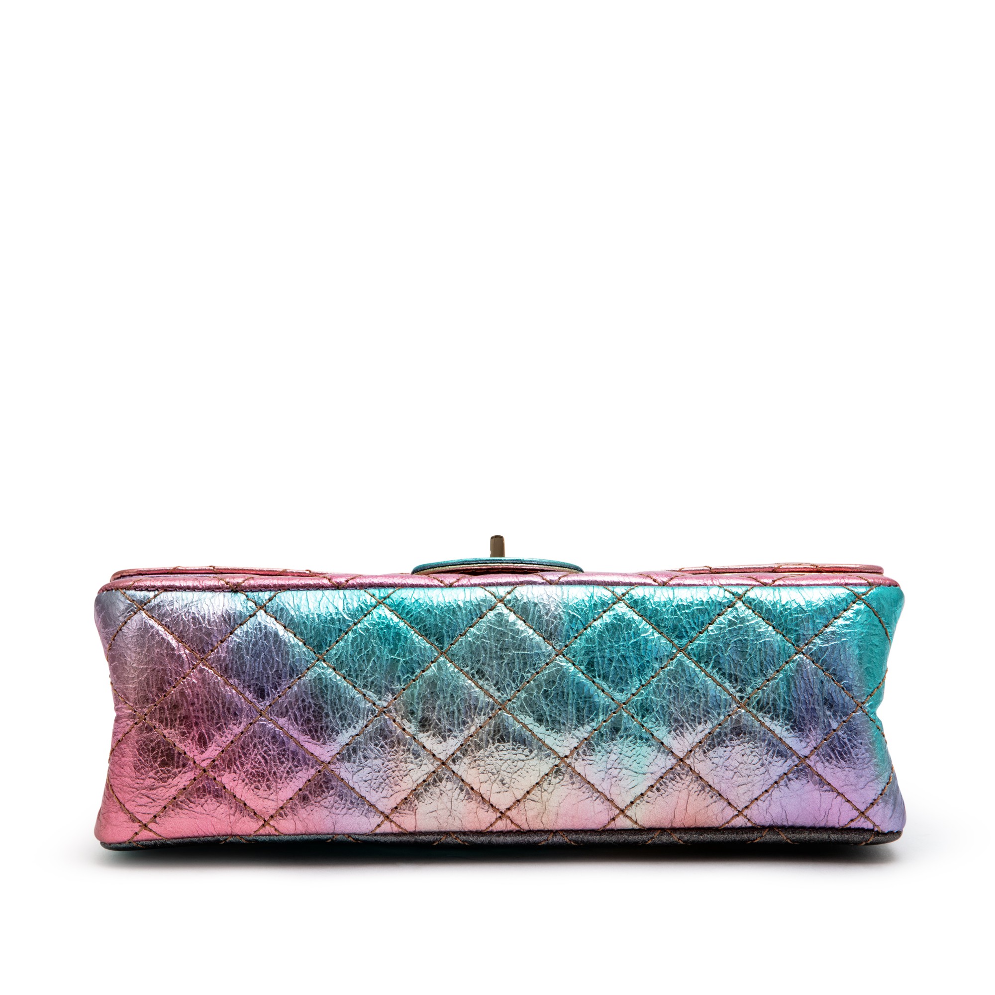 2個セットCHANEL GABRIELLE & MOSCHINO TOY 2 Chanel Multicolor Metallic Quilted Goatskin Mermaid 2.55