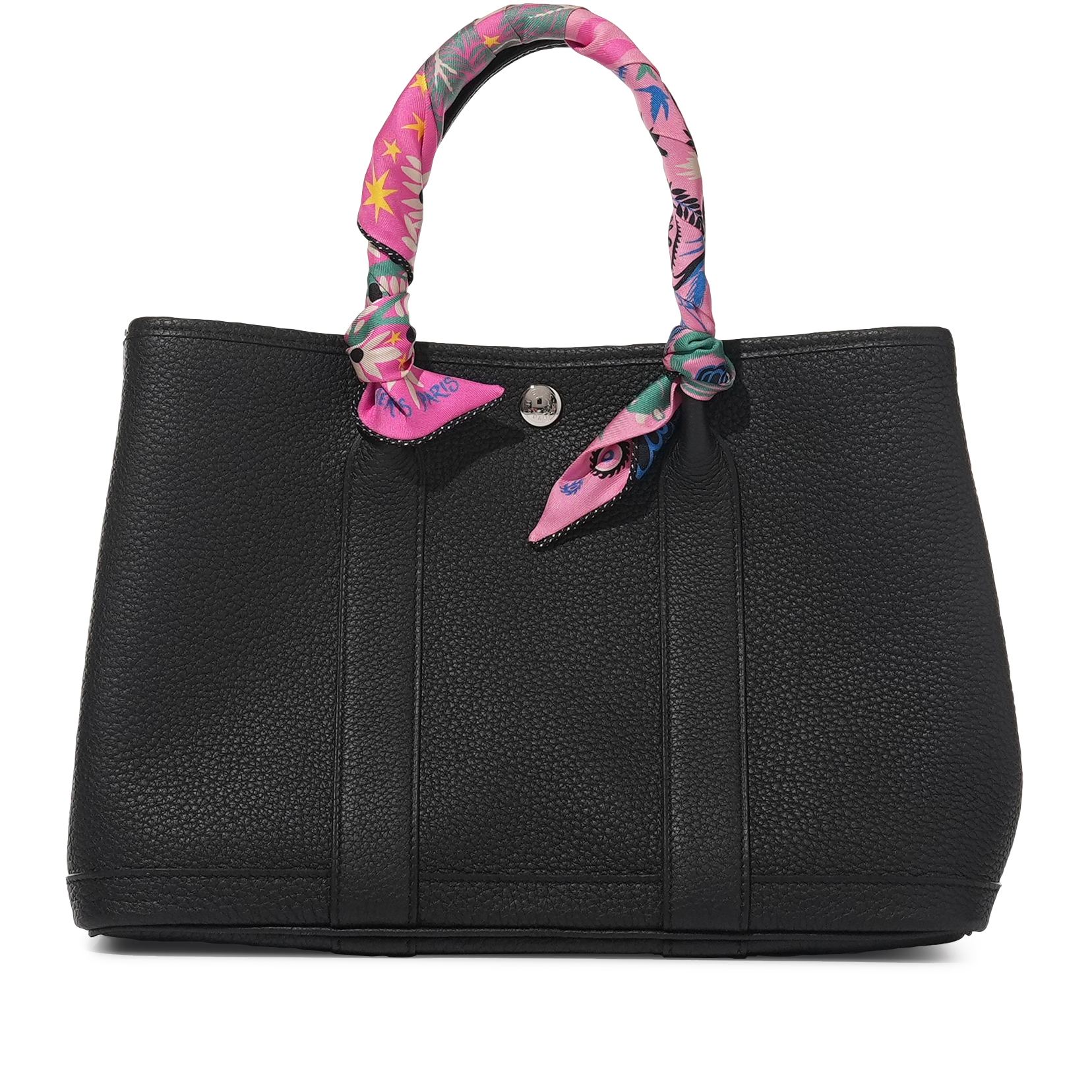 【キャンバス/Ardoise&Black】HERMES Garden Party 30 TPM Hermes Garden Party bag 30/TPM Etoupe grey Negonda leather