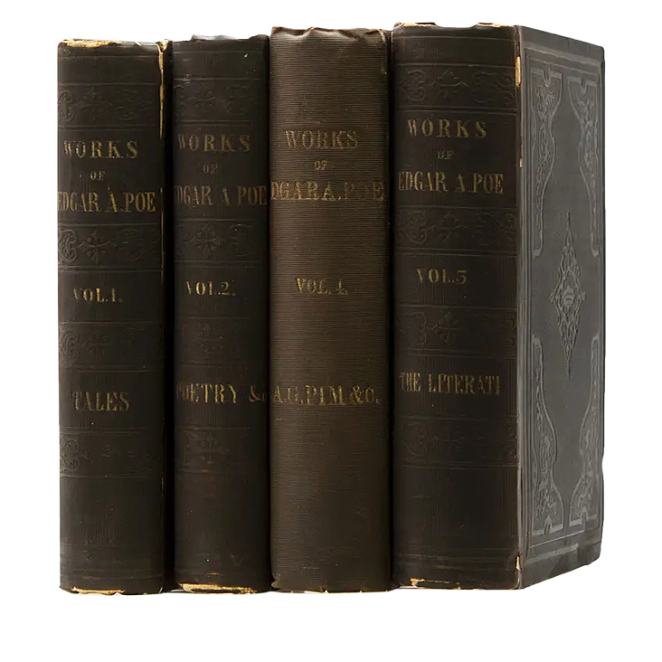 Edgar Allan Poe Antique The Works Of The Late Edgar Allan Poe