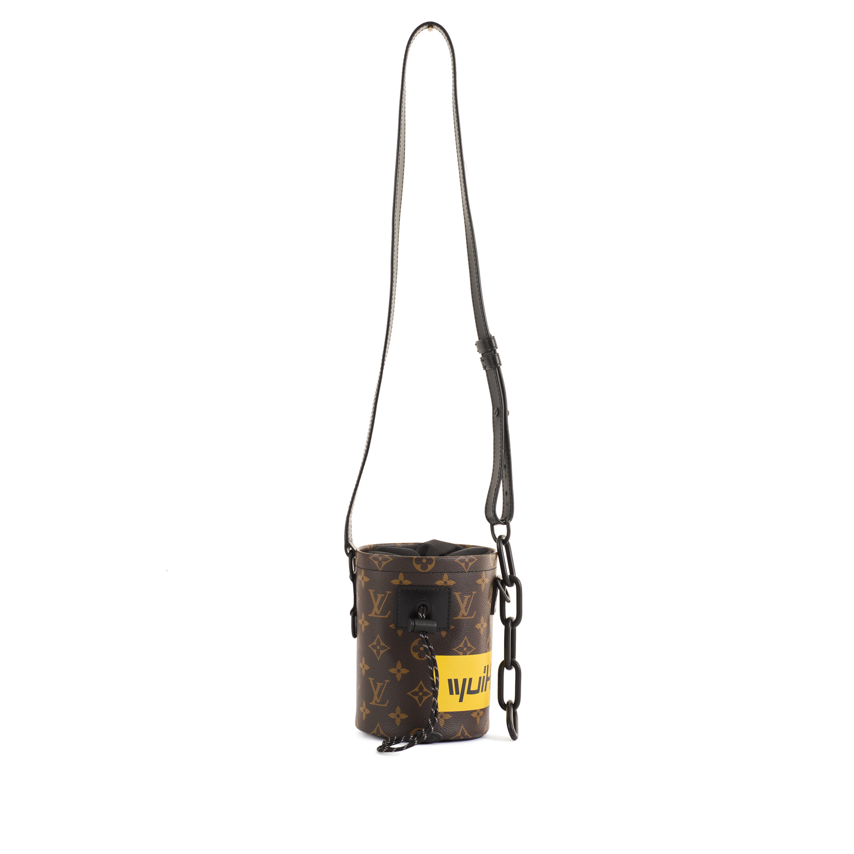 Louis Vuitton Limited Edition Monogram Nano Chalk Bag Black Hardware