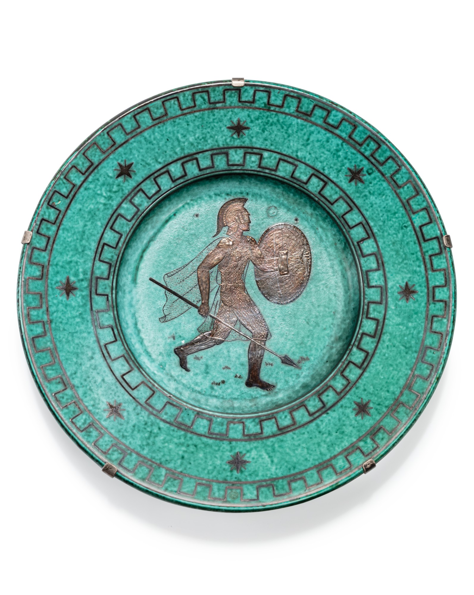 A Gustavsberg ‘Argenta’ ceramic charger, circa 1950 KARL, Karl