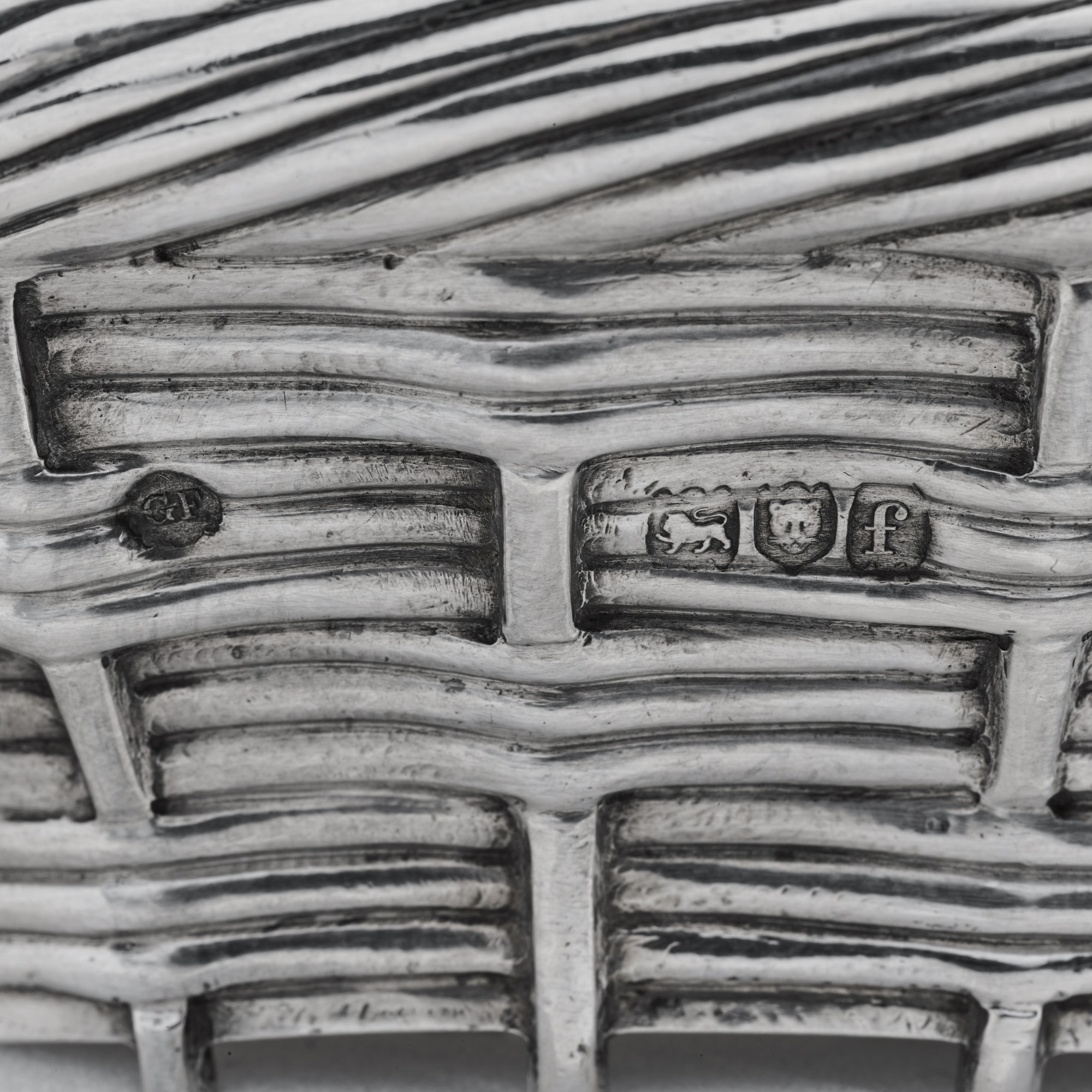 A novelty Edwardian silver egg holder, Fox for C.T. & G. Fox