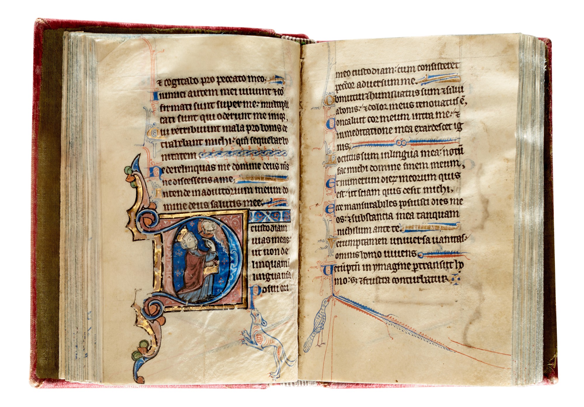 Psalter in Latin, illuminated manuscript on vellum, [France (Paris), 13th century] Books