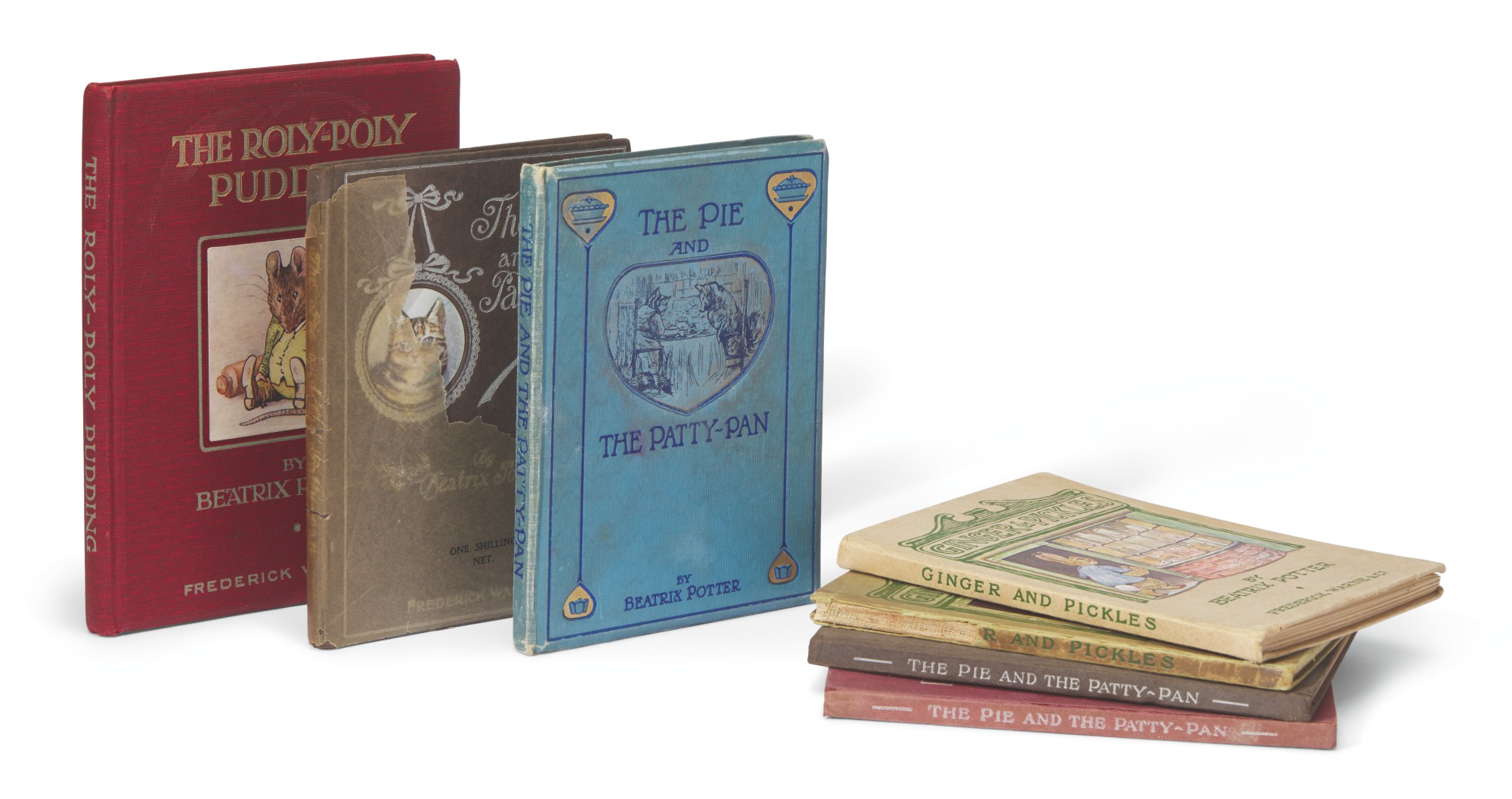 Potter, Seven volumes, comprising larger format books, 19051909