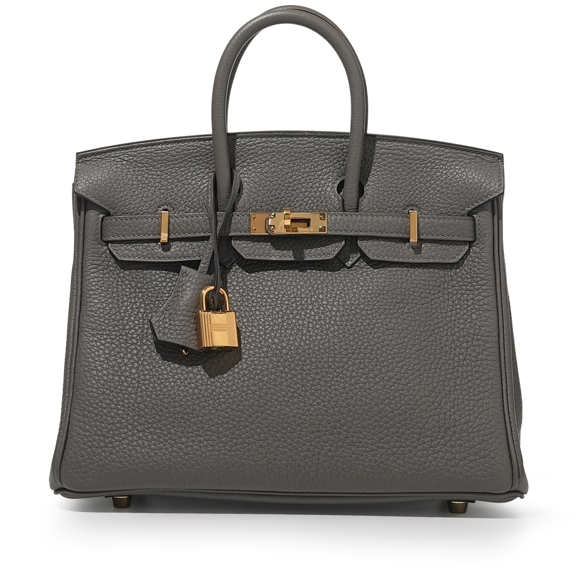 Hermès Gris Meyer Togo Birkin 25 Gold Hardware, 2022 Available For