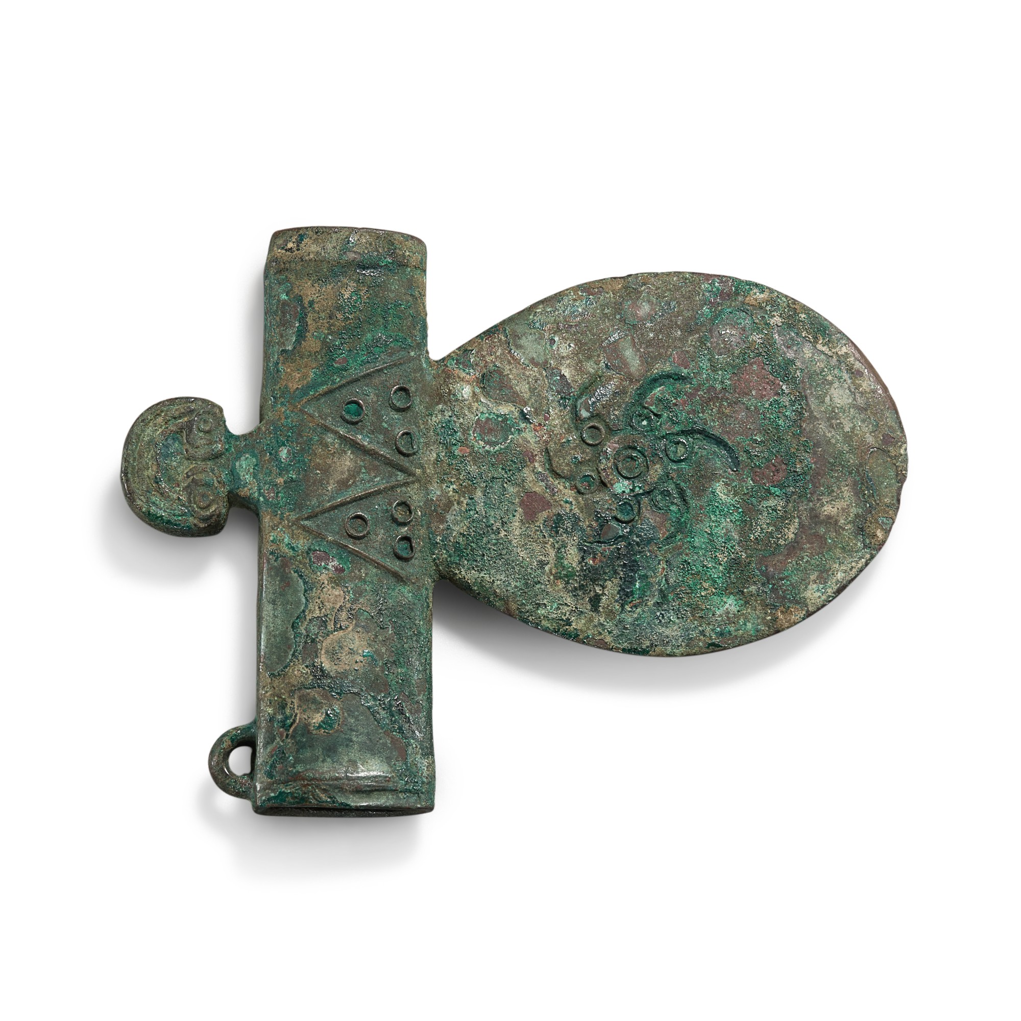 An archaic bronze axe Western Zhou dynasty | 西周 圓刃管銎青銅鉞 | Chinese Art ...