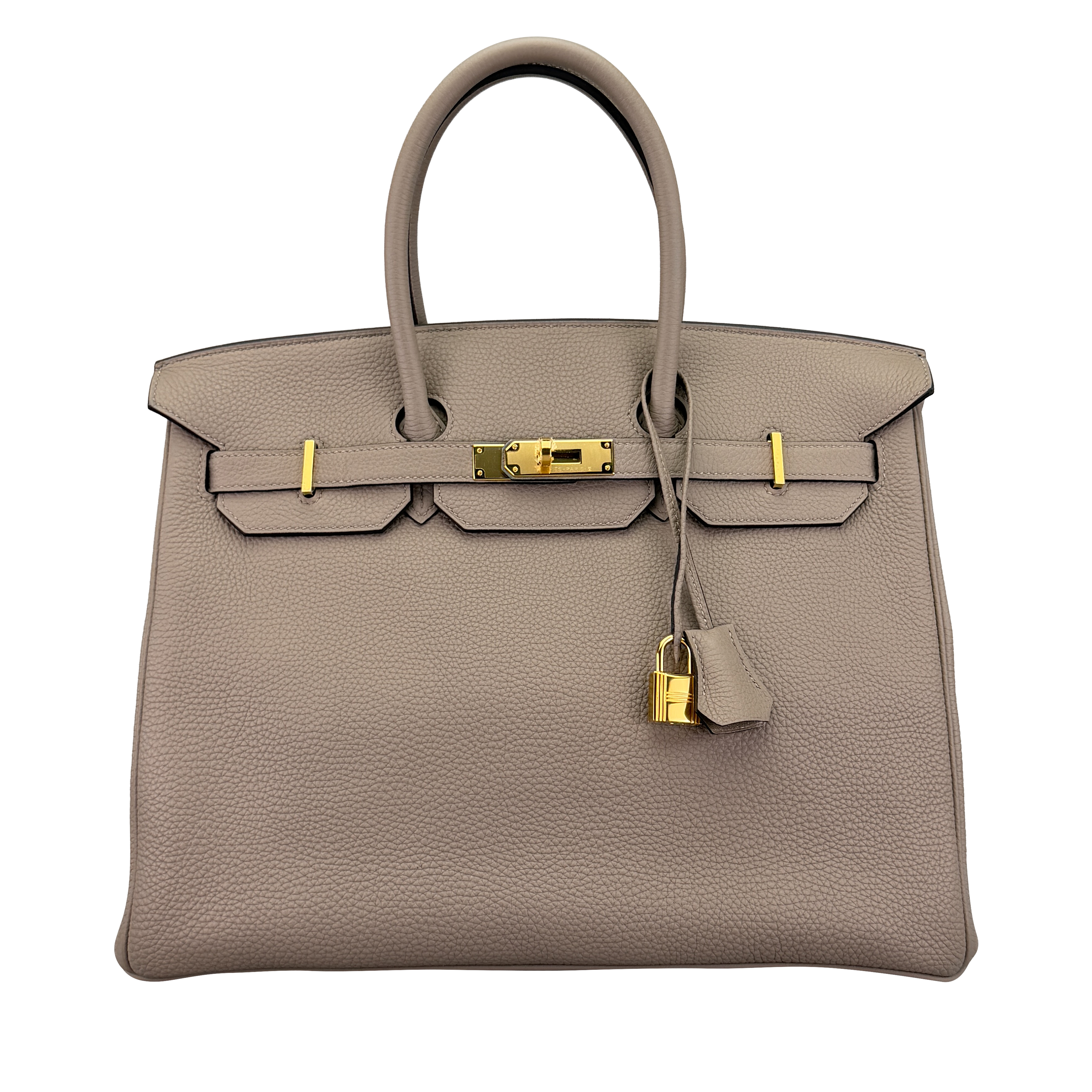 Hermès Gris Tourterelle Togo Birkin 35 Gold Hardware, 2018