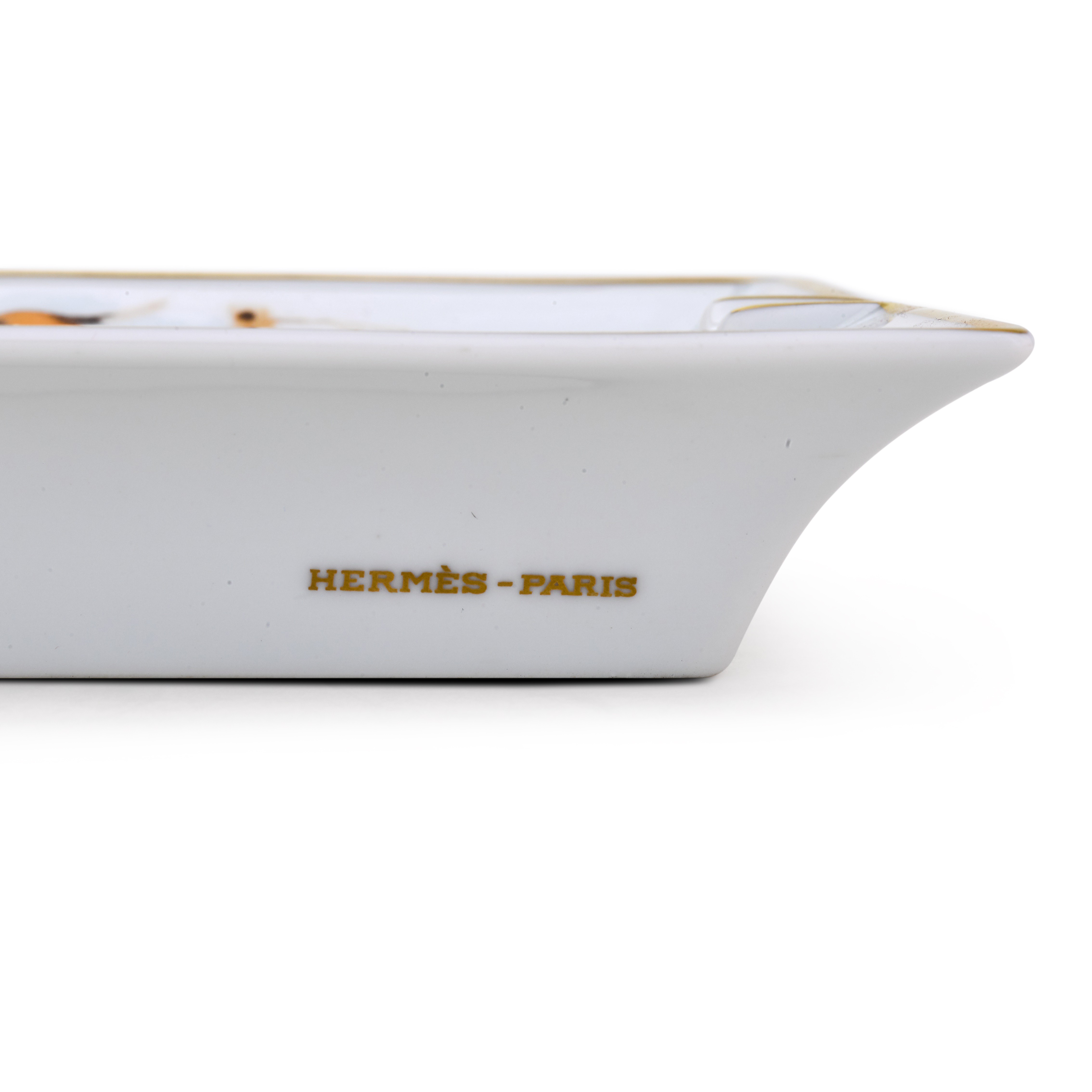 Four Hermes rectangular ashtrays Dining IN London 2022 Sotheby's