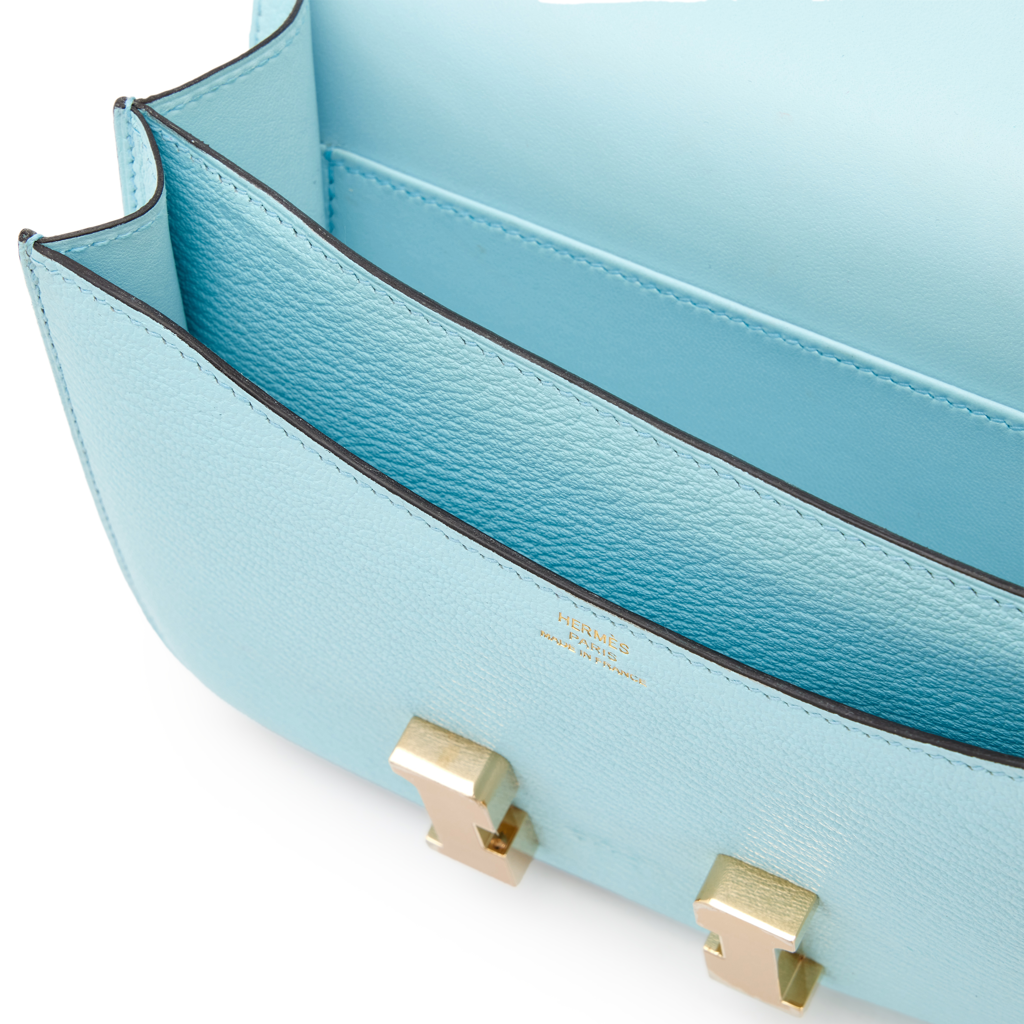 Hermès Bleu Zephyr Chèvre Constance 18 Permabrass Hardware, 2023 Hermès Bleu Zephyr Chèvre Constance 18 Permabrass Hardware, 2023