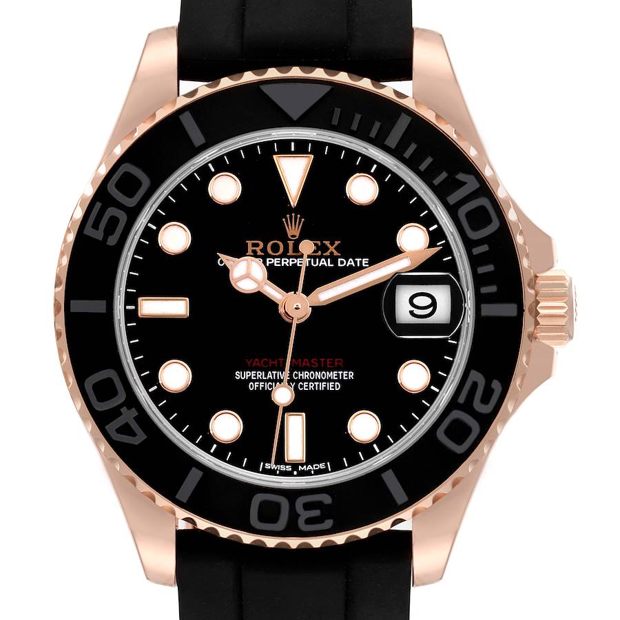Rolex Yacht-Master (Reference 268655). A rose gold automatic wristwatch with date. 2019 - Image 2
