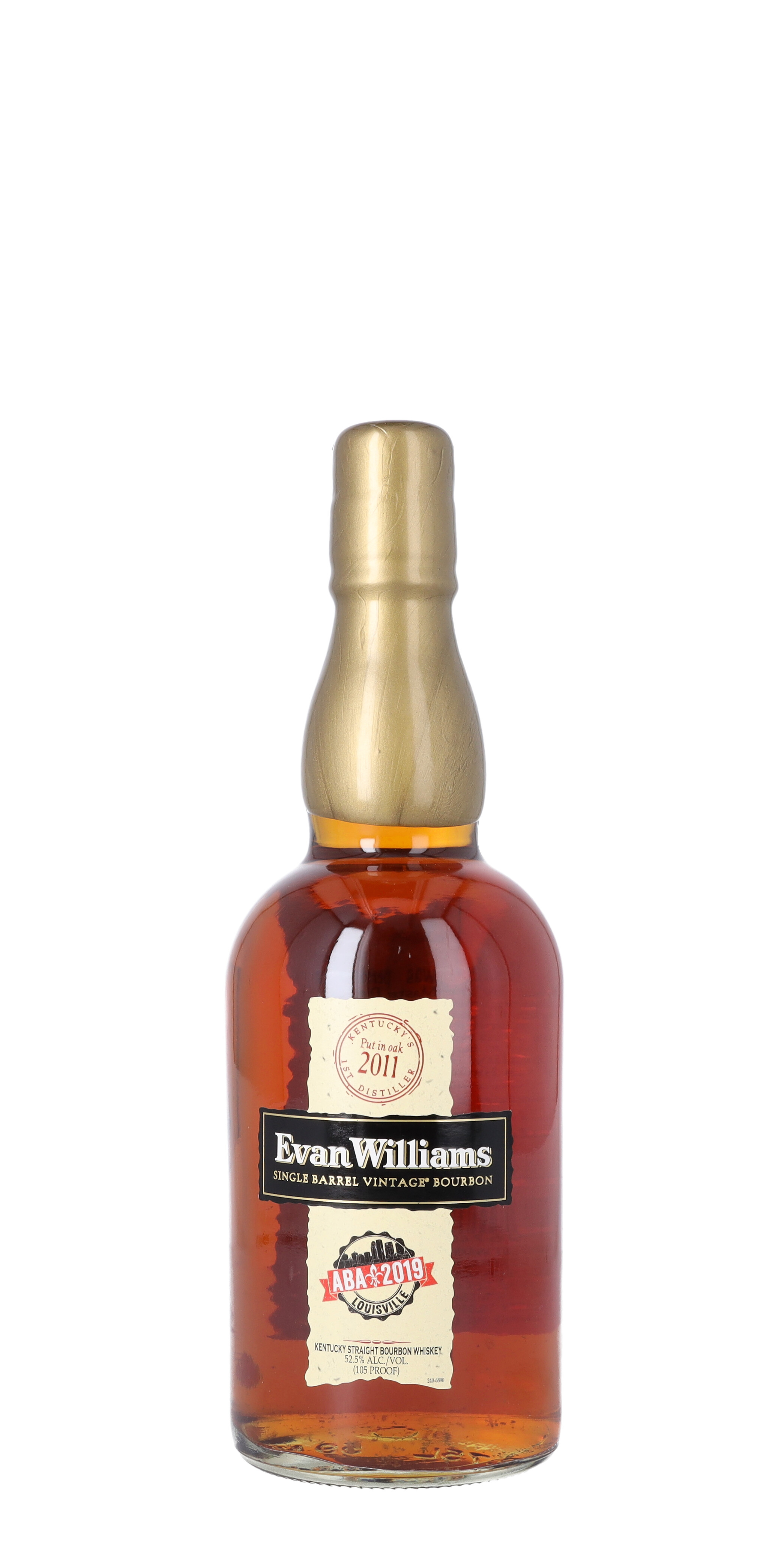 Evan Rye Evan Williams Single Barrel ABA Louisville Convention 2019 105 proof ...