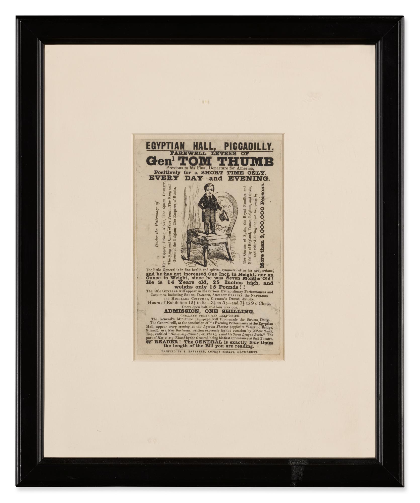 General Tom Thumb (Charles Sherwood Stratton) | "The General is exactly ...