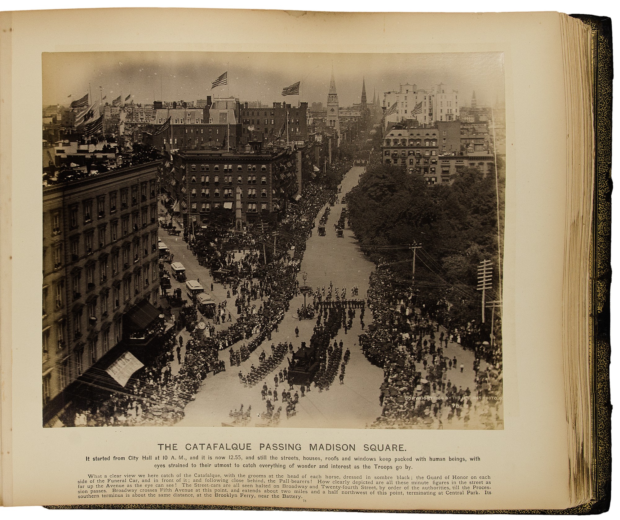 [GRANT, ULYSSES S.] — THE U.S. INSTANTANEOUS PHOTOGRAPHIC CO. Seven