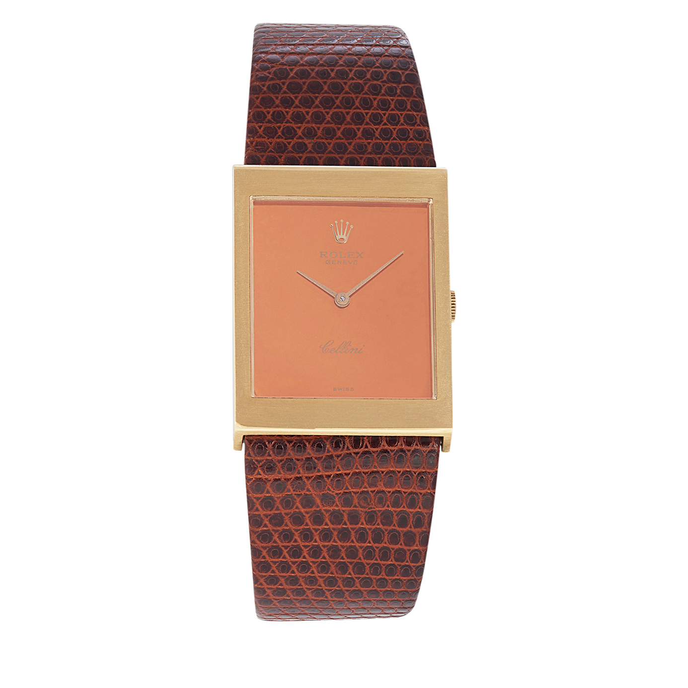 世紀ヨーロッパ Rolex Vintage Cellini, A Yellow Gold Manual Wind Wristwatch With