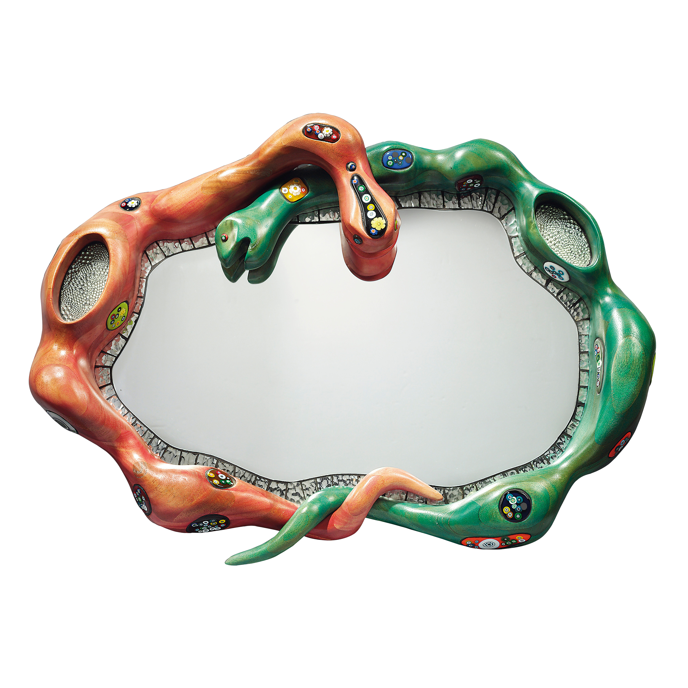 【一点物アートSALE】Pray to nature【S2号】 Niki De Saint-Phalle Vintage Snake Mirror Available For Immediate