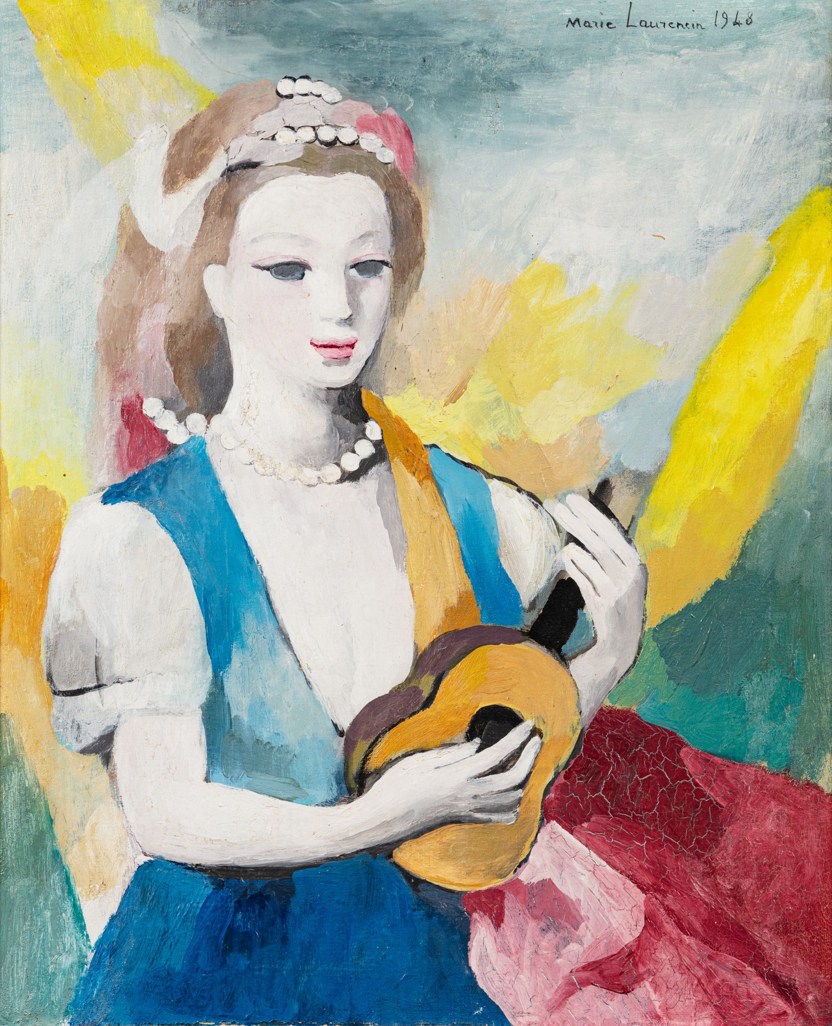 La Joueuse De Mandoline Art Impressionniste Et Moderne Day Sale 