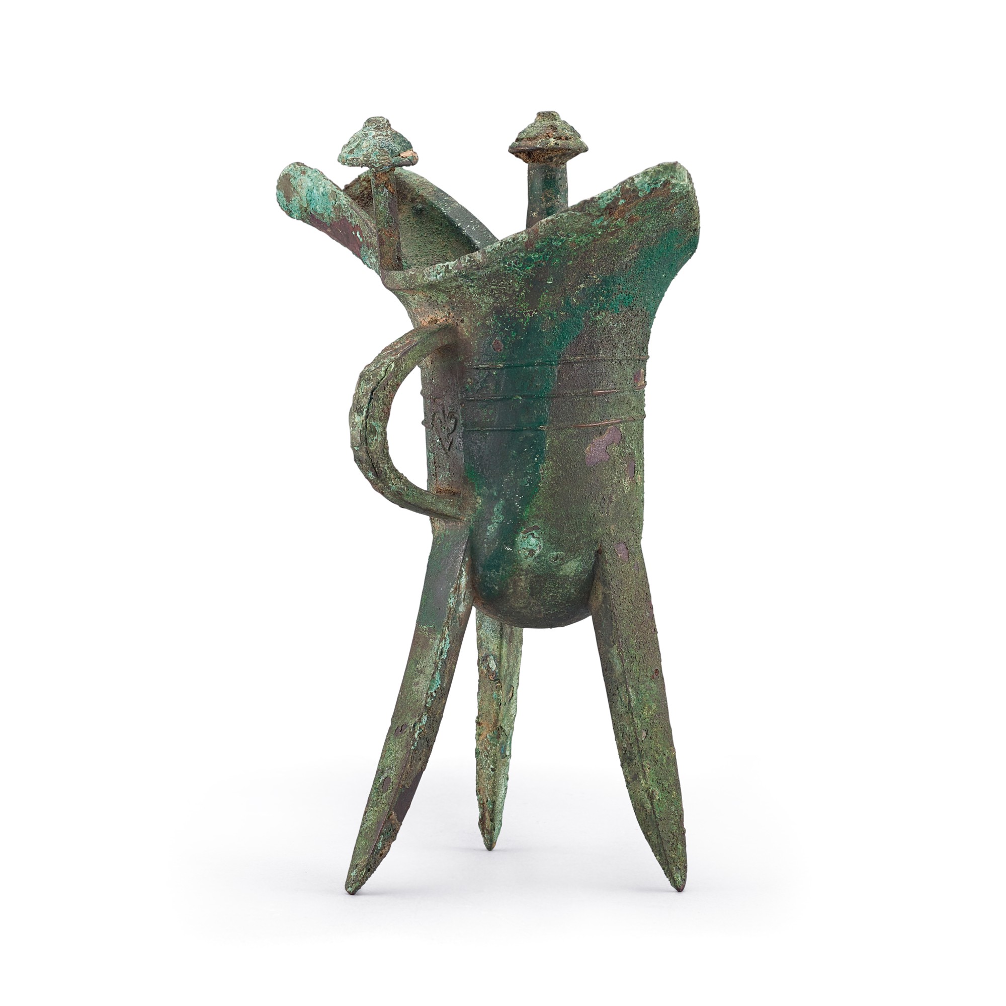 An archaic bronze ritual wine vessel, Jue Shang dynasty | 商 青銅爵 | CHINA ...