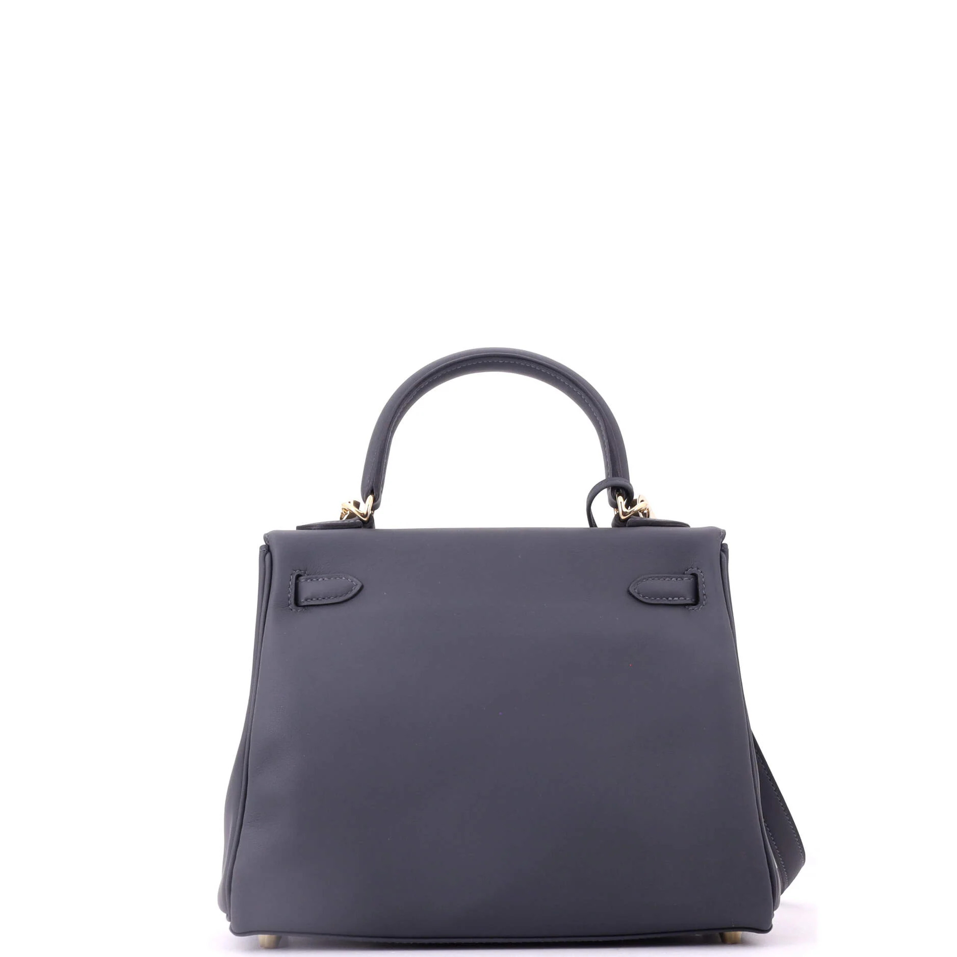 Hermès Gris Misty Swift And Black Verso Retourne Kelly 25