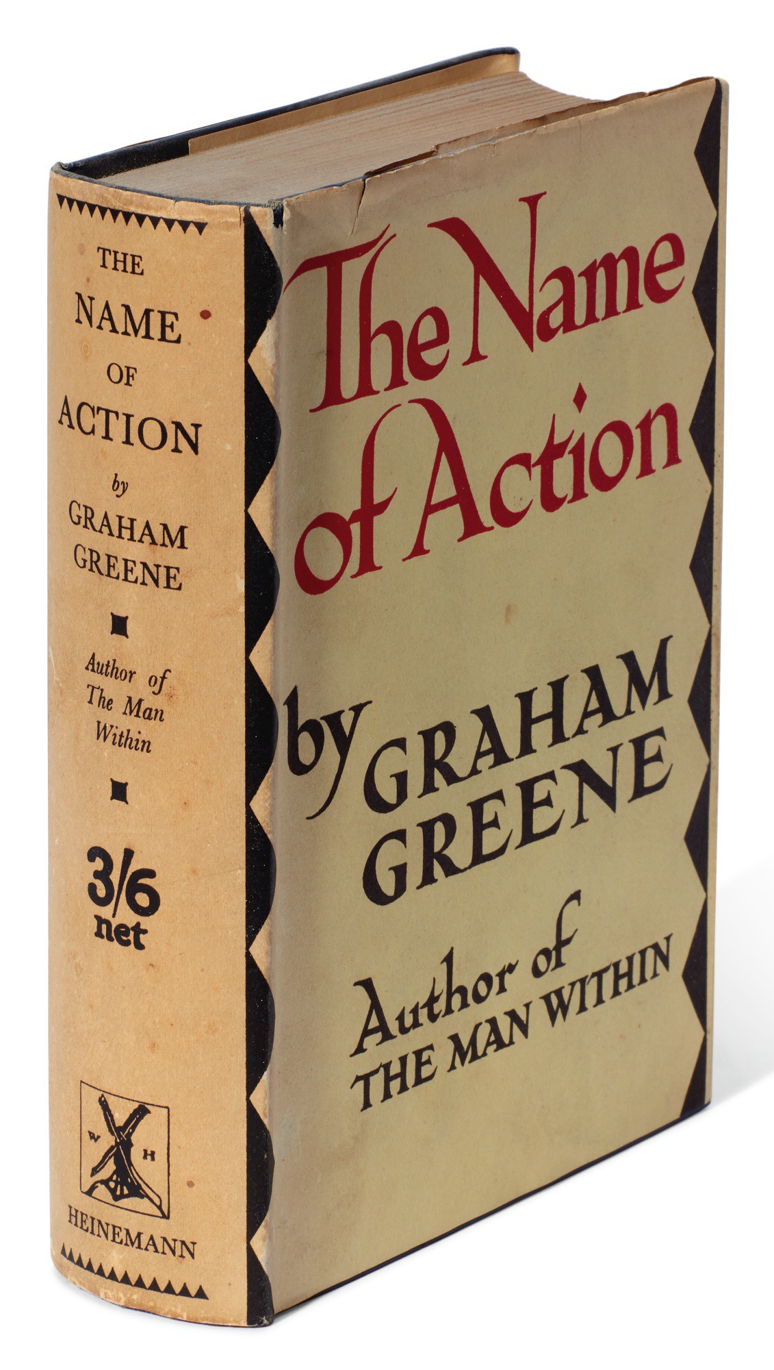 GREENE The Name of Action, 1930, dustjacket English Literature