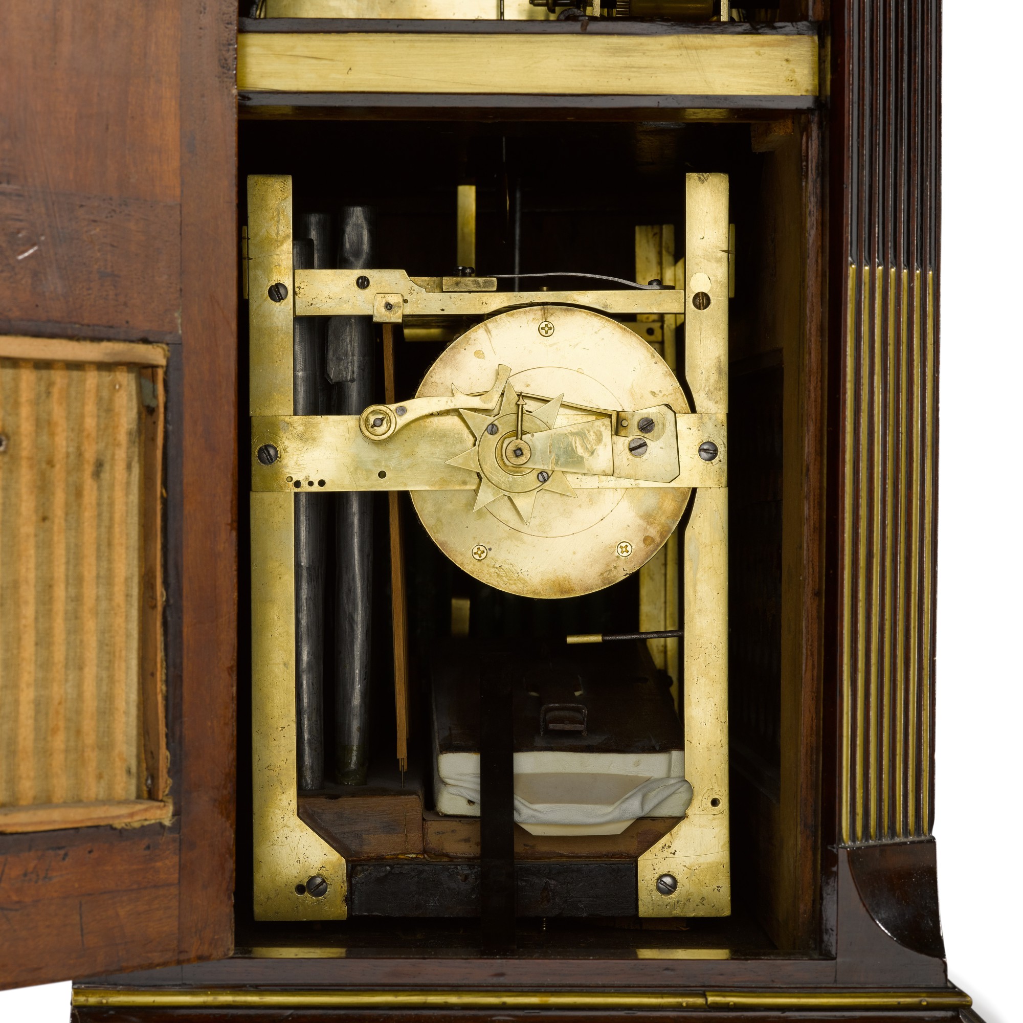 A brassmounted mahogany grandesonnerie striking musical organ clock