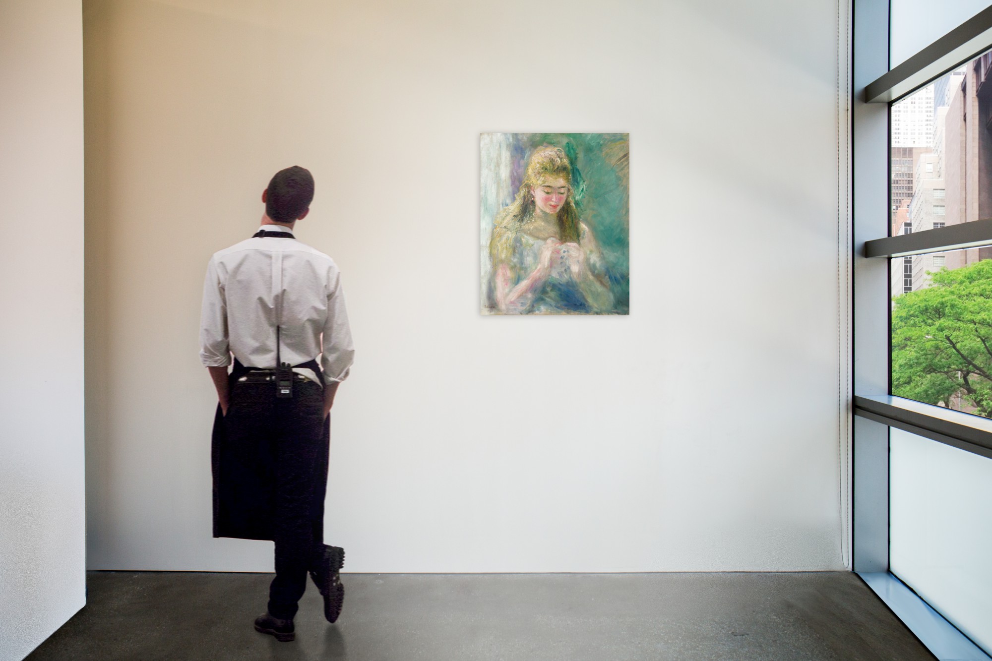 Pierre-Auguste Renoir、LA COUSEUSE、画集画 絵画