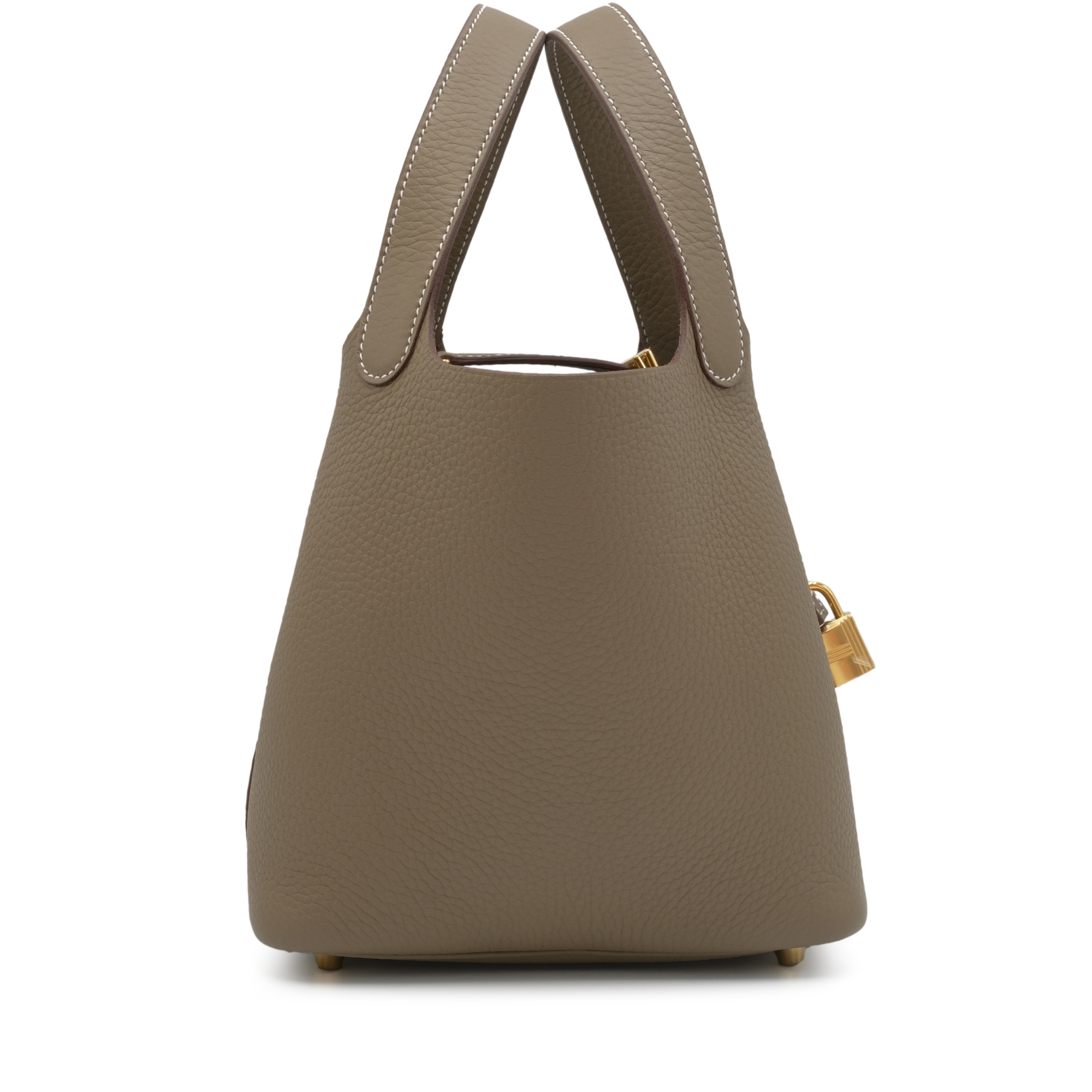 国内発送【Etoupe】エルメス Picotin Lock PM 18 関税込み Hermès Etoupe Clemence Picotin Lock 18 Gold Hardware, 2024