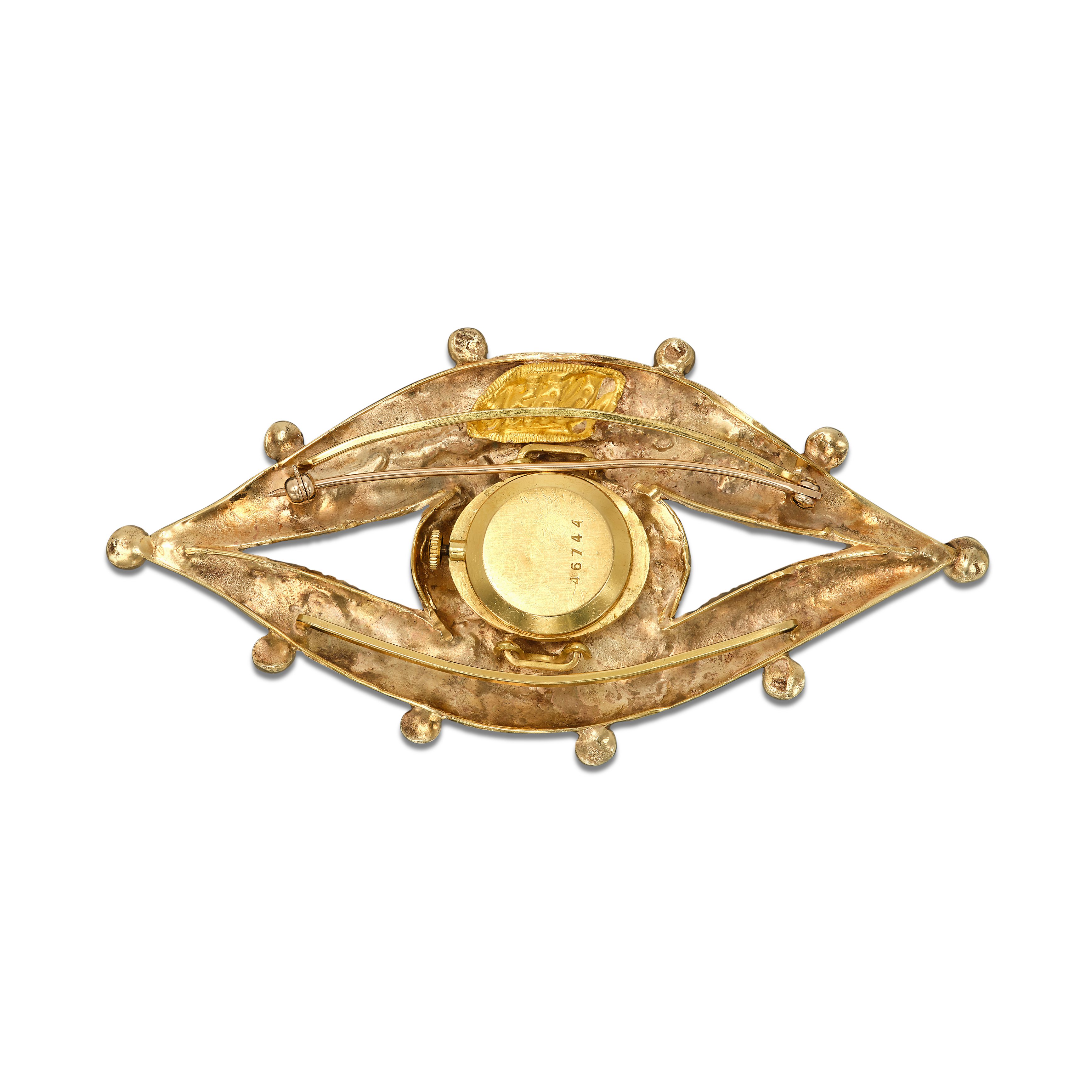 EyeShaped Wristwatch and Brooch Art as Jewelry as Art 2022 Sotheby's