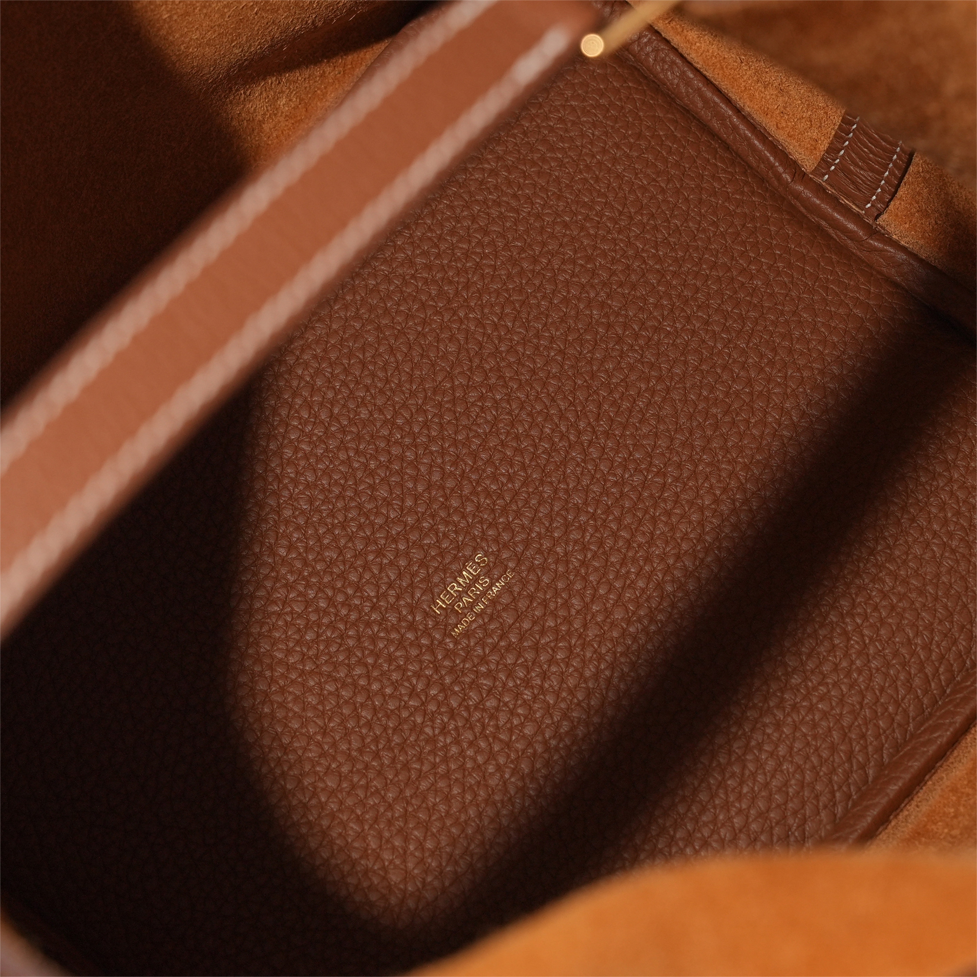 Hermès Gold Clemence Picotin Lock 22 Gold Hardware, 2023