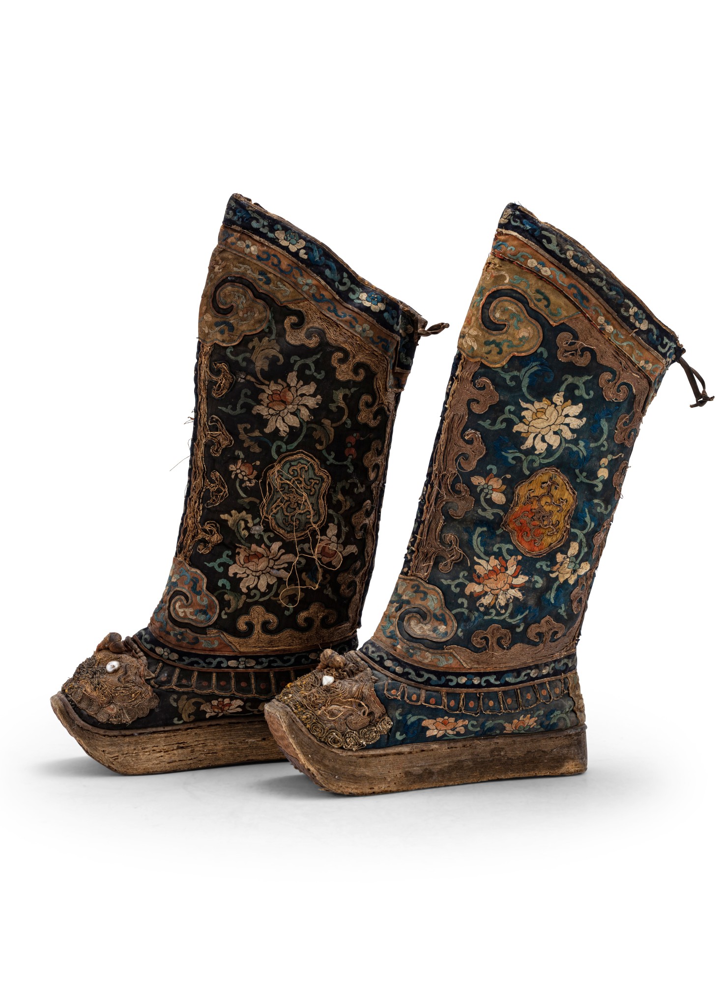 Paire de grandes bottes de chasse au renard noir sur mesure