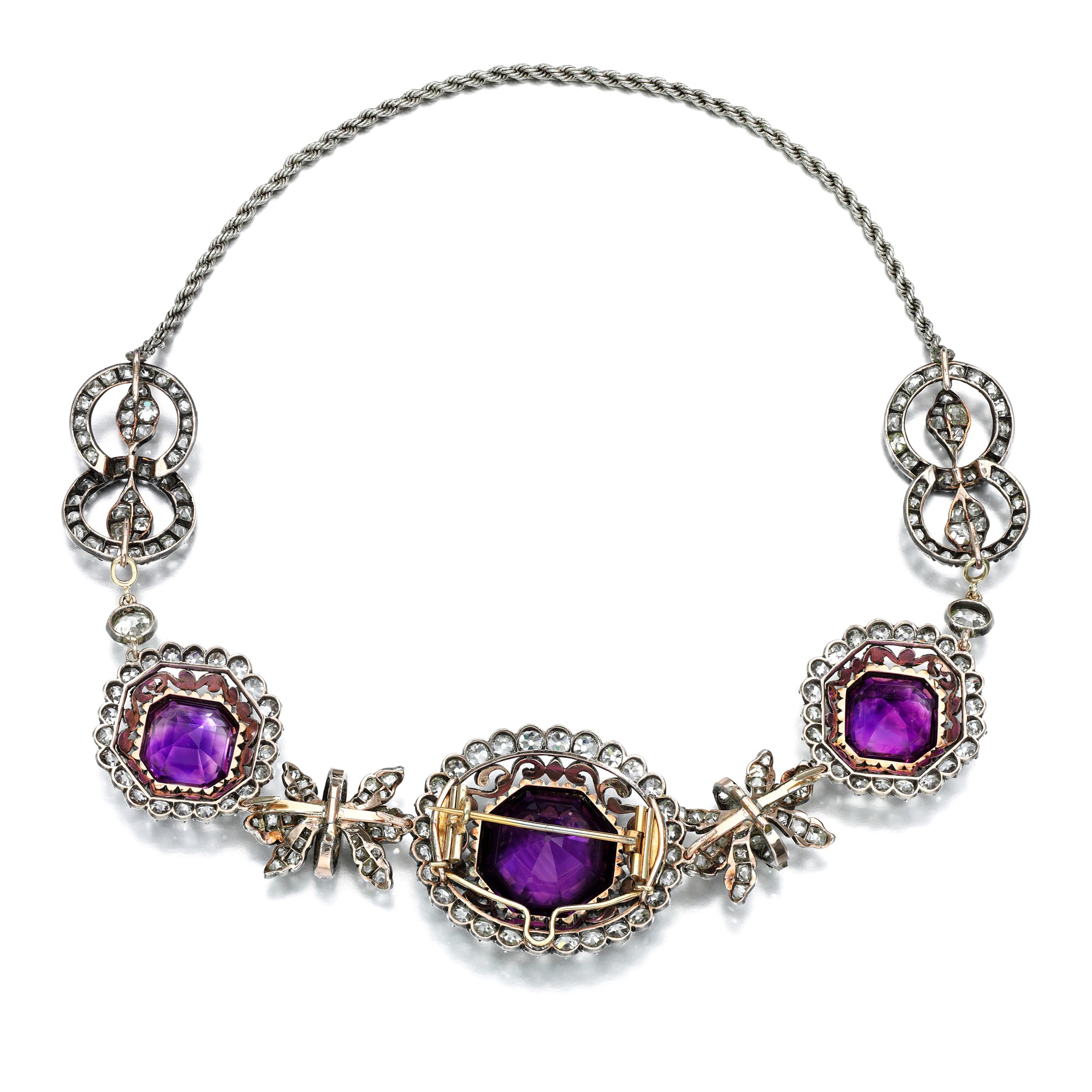 Amethyst And Diamond Necklace Early 19th Century The Weekly Edit Fine Jewels London 2020 