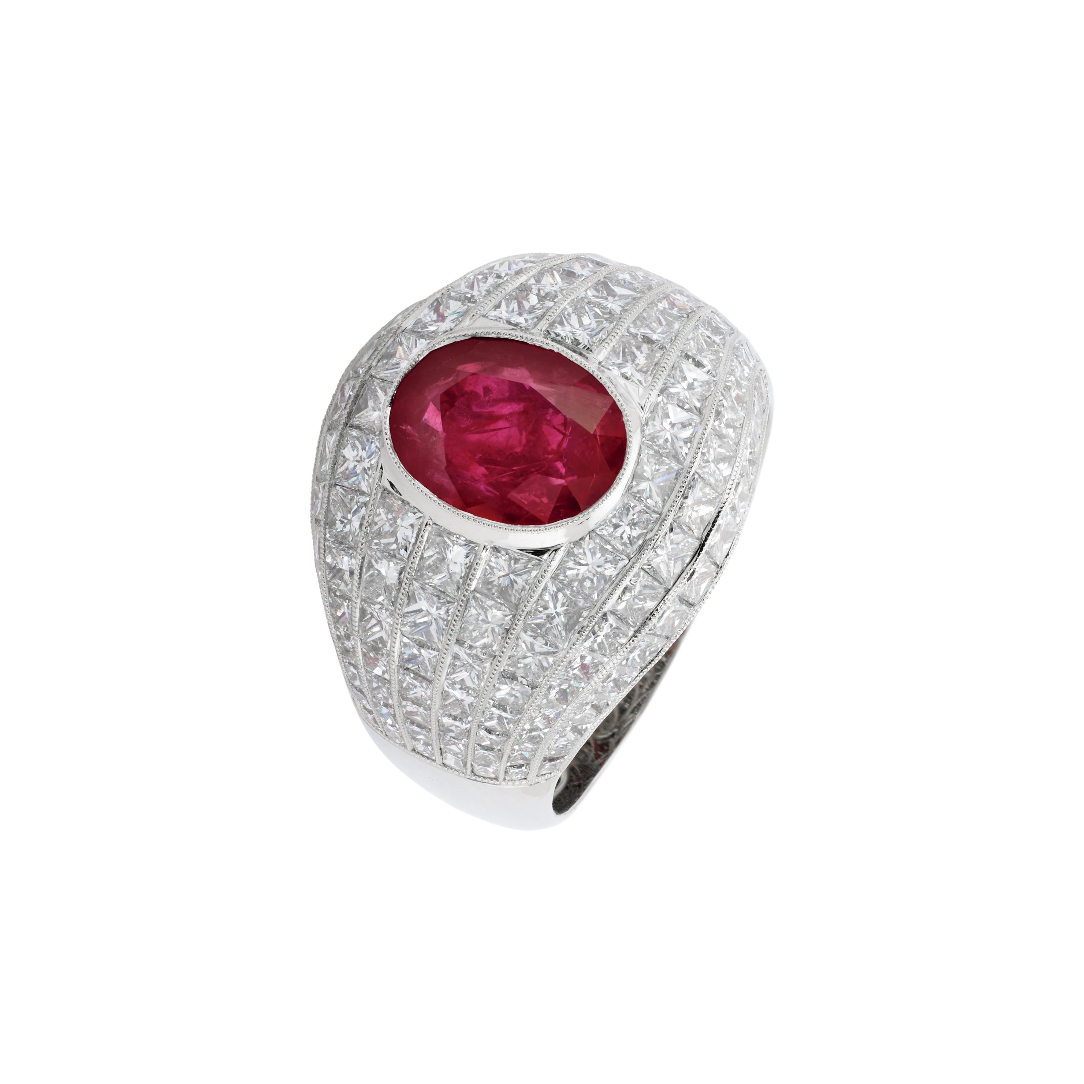 0.62 ct Ruby Diamond Ring - 3000311315 / ZEN Diamond - US