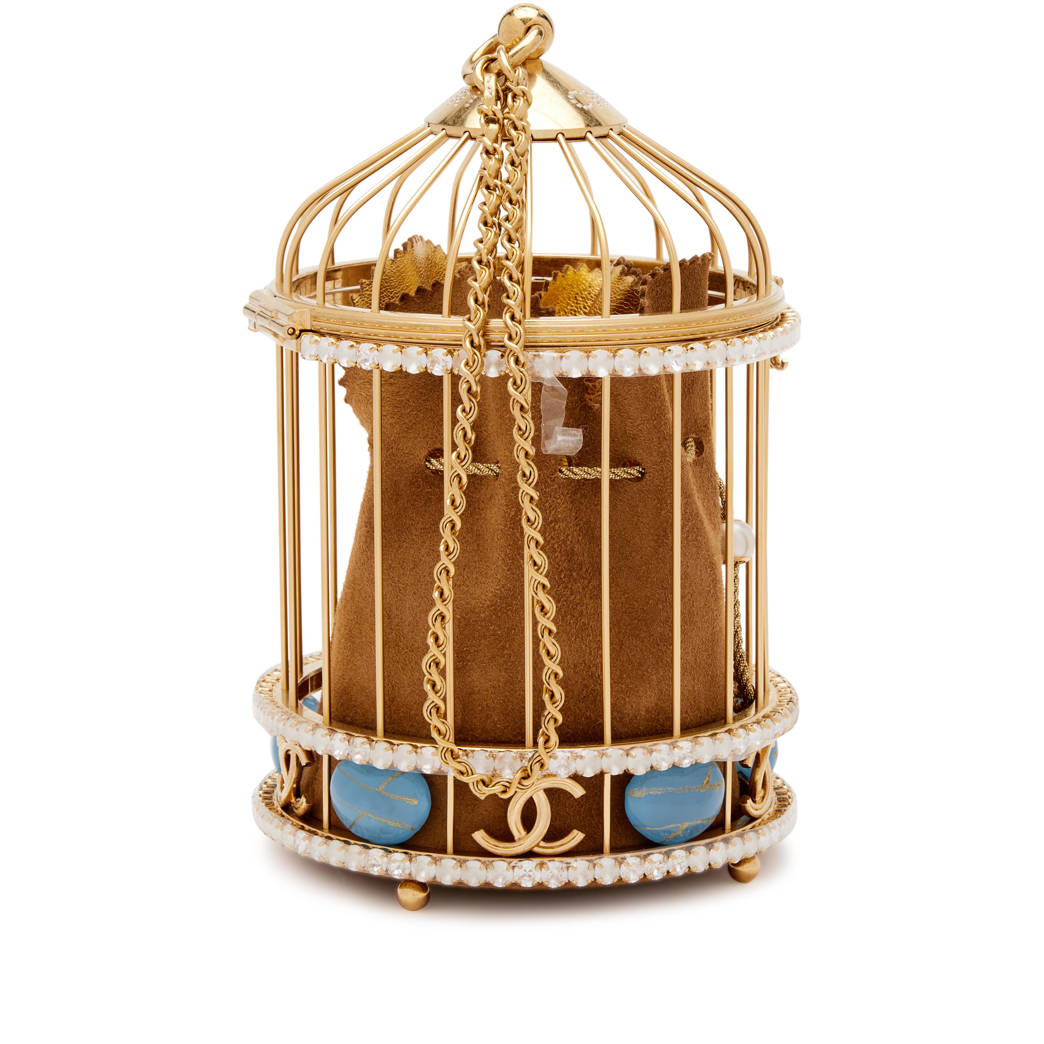 Enjoy free shipping now bird cage chanel bag