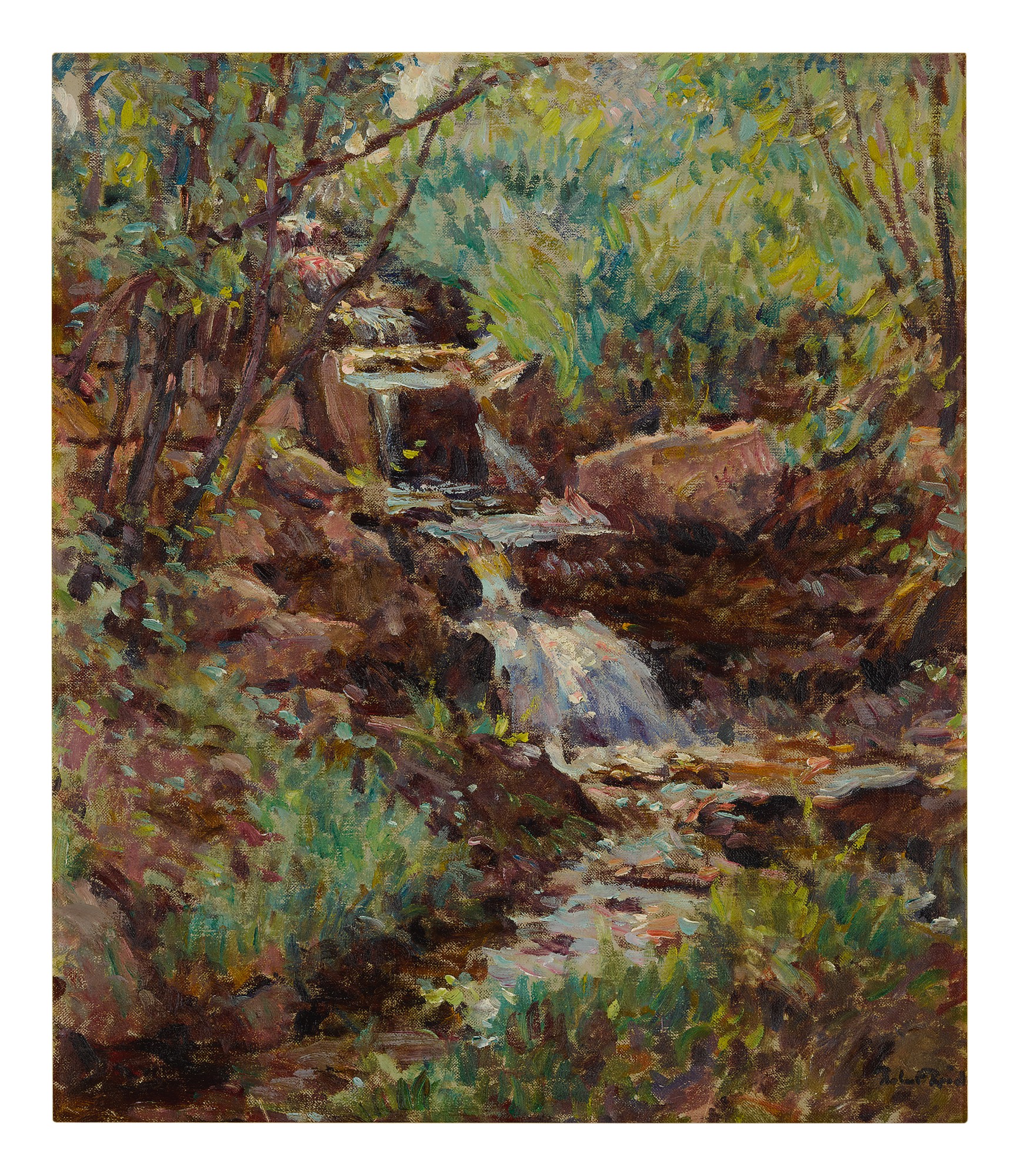 ROBERT REID BUTTERMILK FALLS American Art Online ROBERT REID BUTTERMILK FALLS American Art Online