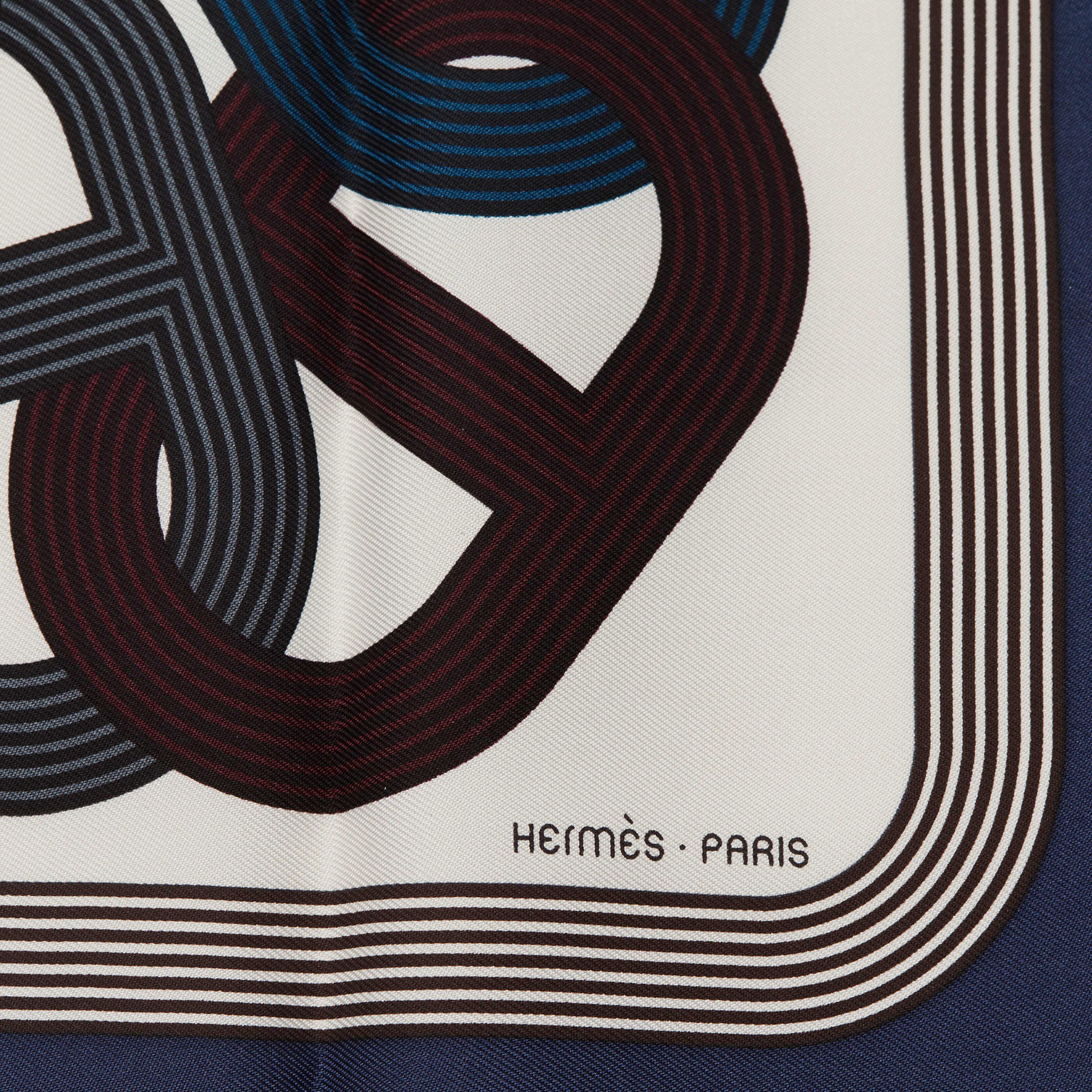 新品未使用 エルメス ハンカチーフ Circuit 24 Faubourg HERMES エルメス スカーフ カレ90 Circuit 24 Faubourg 24番地の