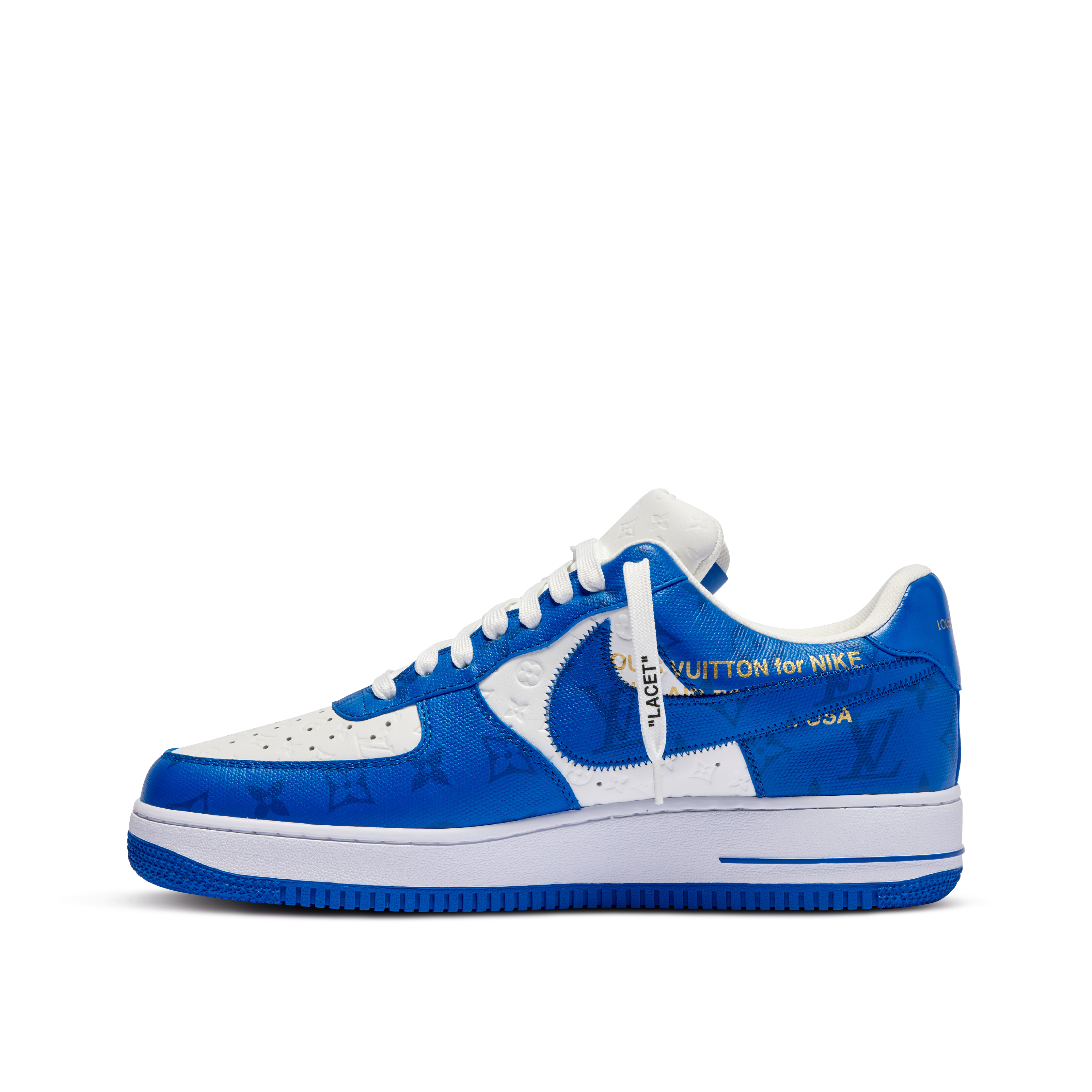 Louis Vuitton X Nike Louis Vuitton X Nike Air Force 1 Blue | Size