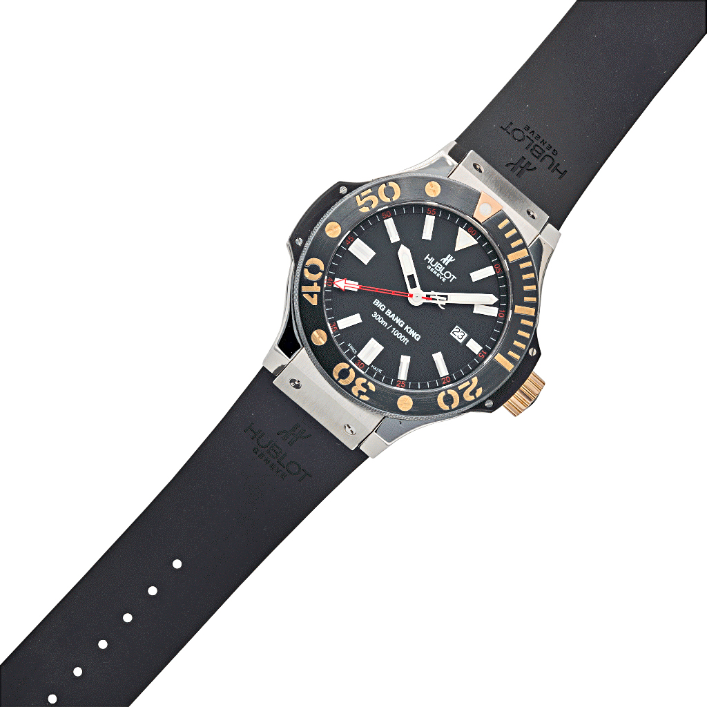 Big Bang King Reference a palladium, rose gold and ceramic  automatic wristwatch with date, Circa 2000s