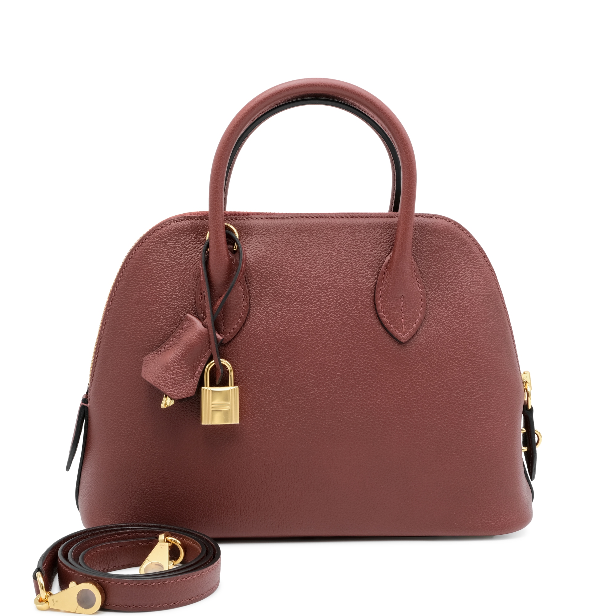 Hermès Rouge H Evercolor Bolide 1923 25 Gold Hardware, 2024