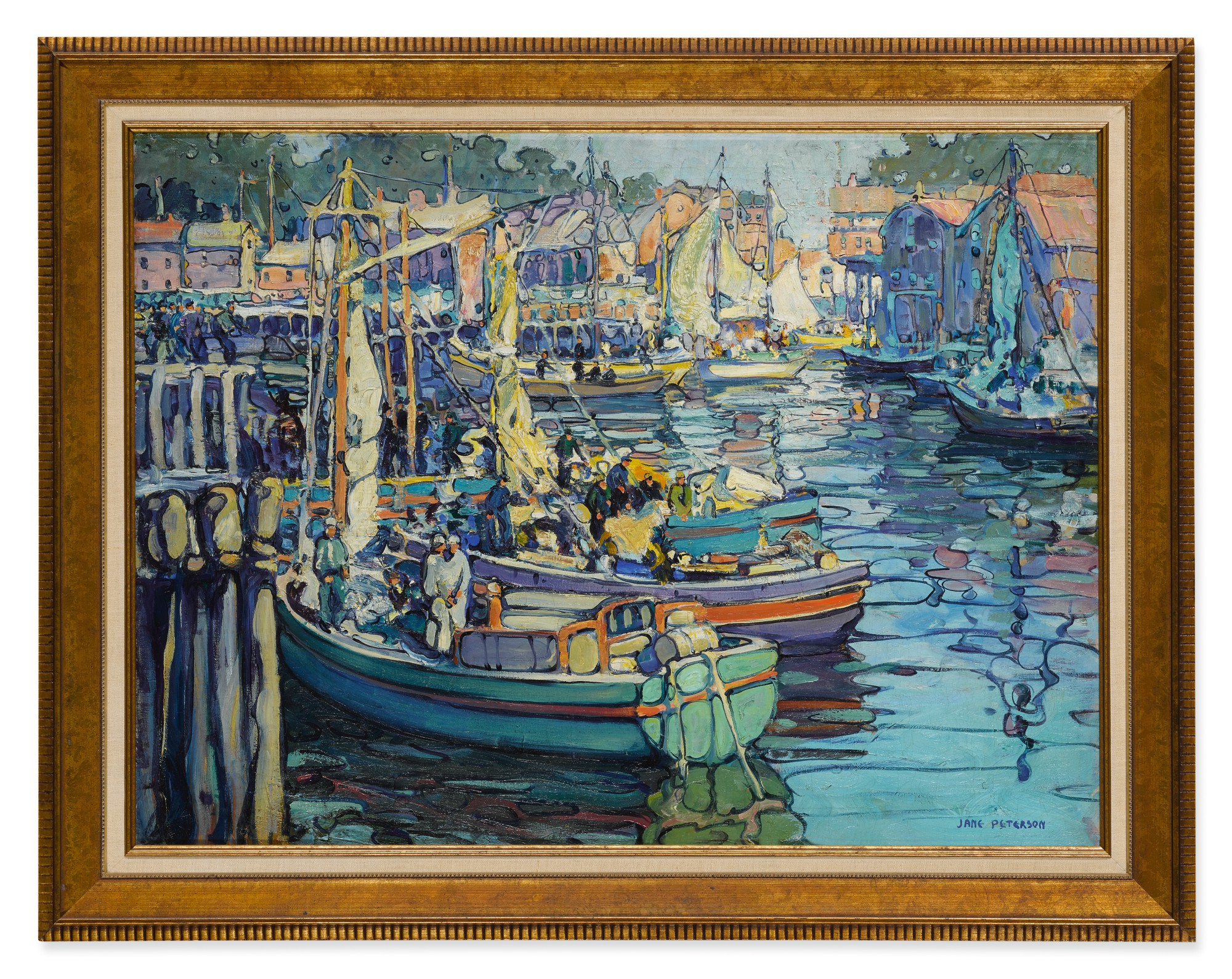 JANE PETERSON | GLOUCESTER BOATS | American Art | 2020 | Sotheby's