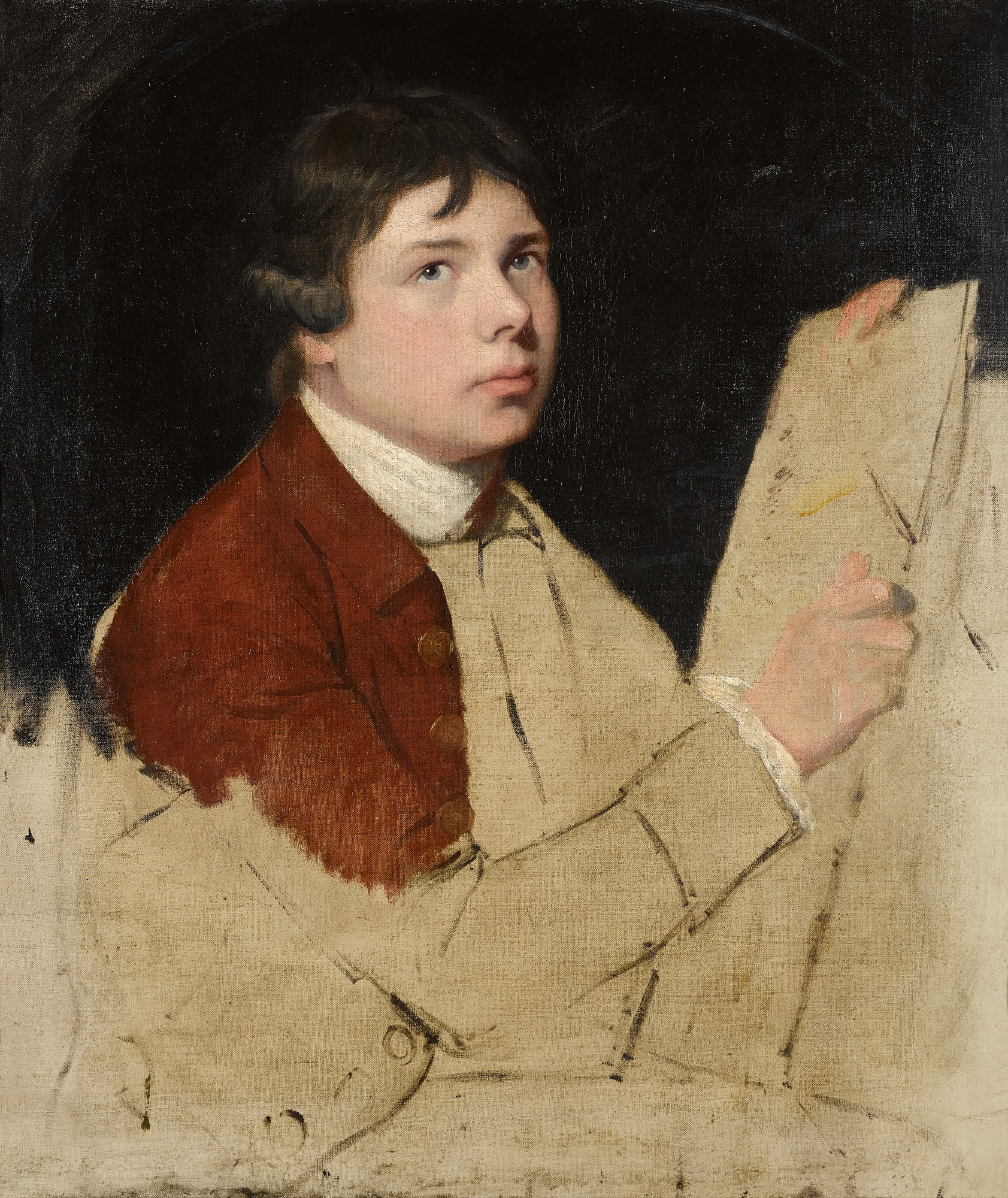 JOHN HAMILTON MORTIMER, A.R.A. SELFPORTRAIT OF THE ARTIST The