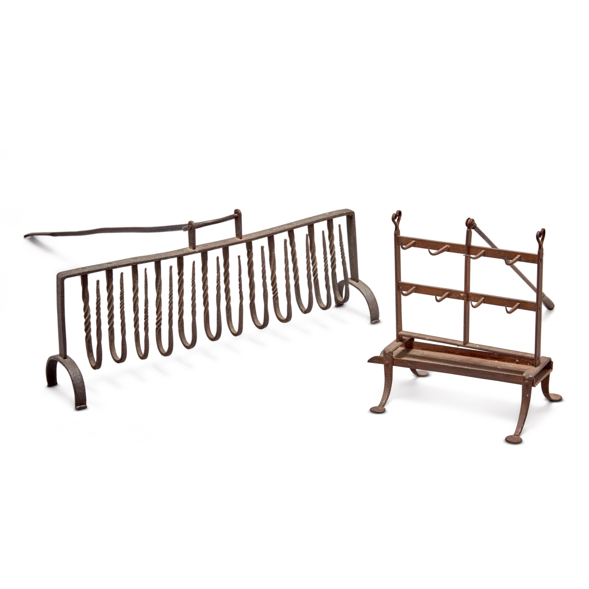 Fish Roaster Rack Rare Wrought Iron Roasting Rack and a Fish Broiler, 18th Century | Barnebys