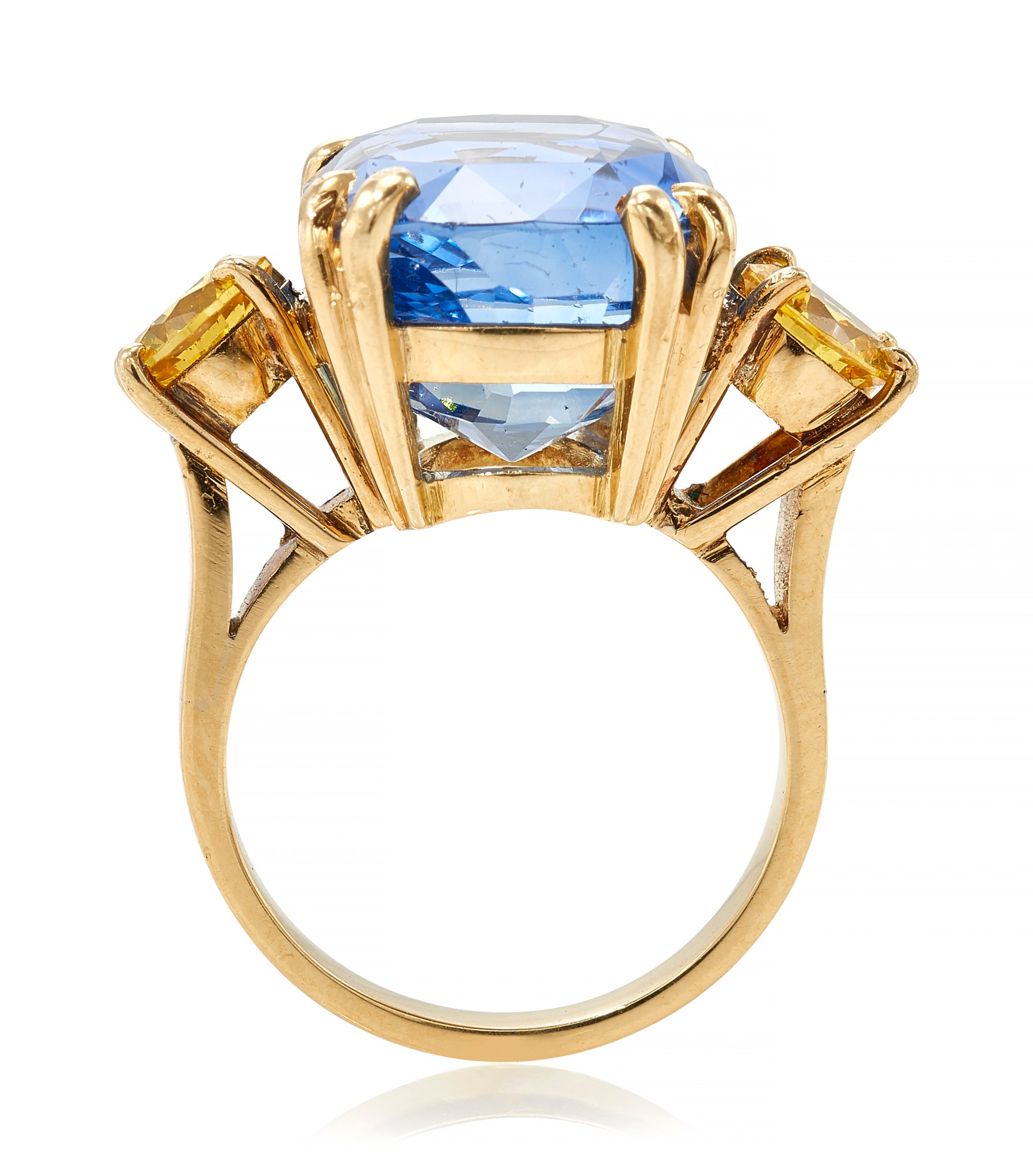 Orecchini A Goccia Donna In Argento Con Zirconia Cubica Blu Zaffiro, Eleganti E Fatti A Mano Per Matrimonio O Festa