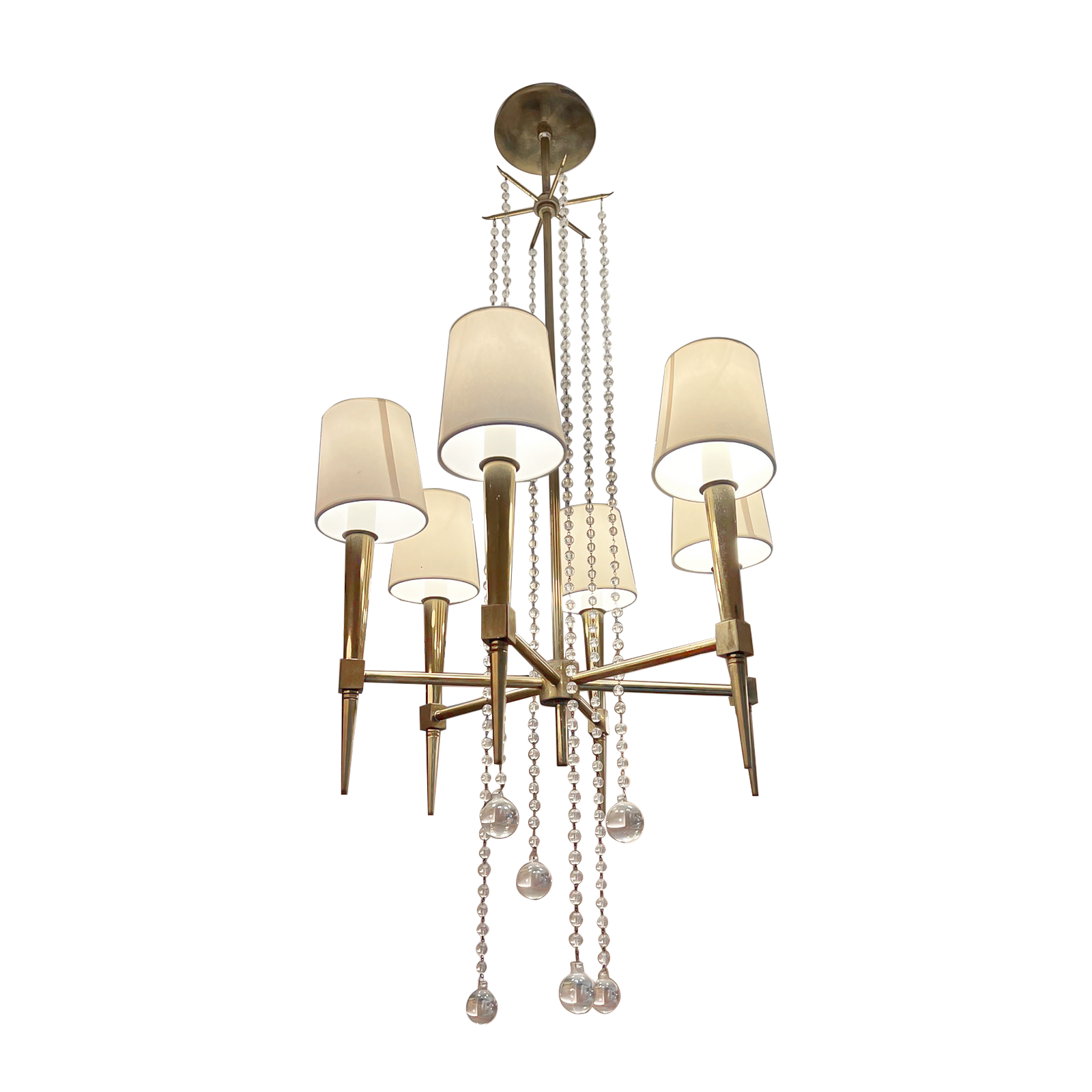 tommi-parzinger-vintage-model-number-one-six-arm-brass-chandelier