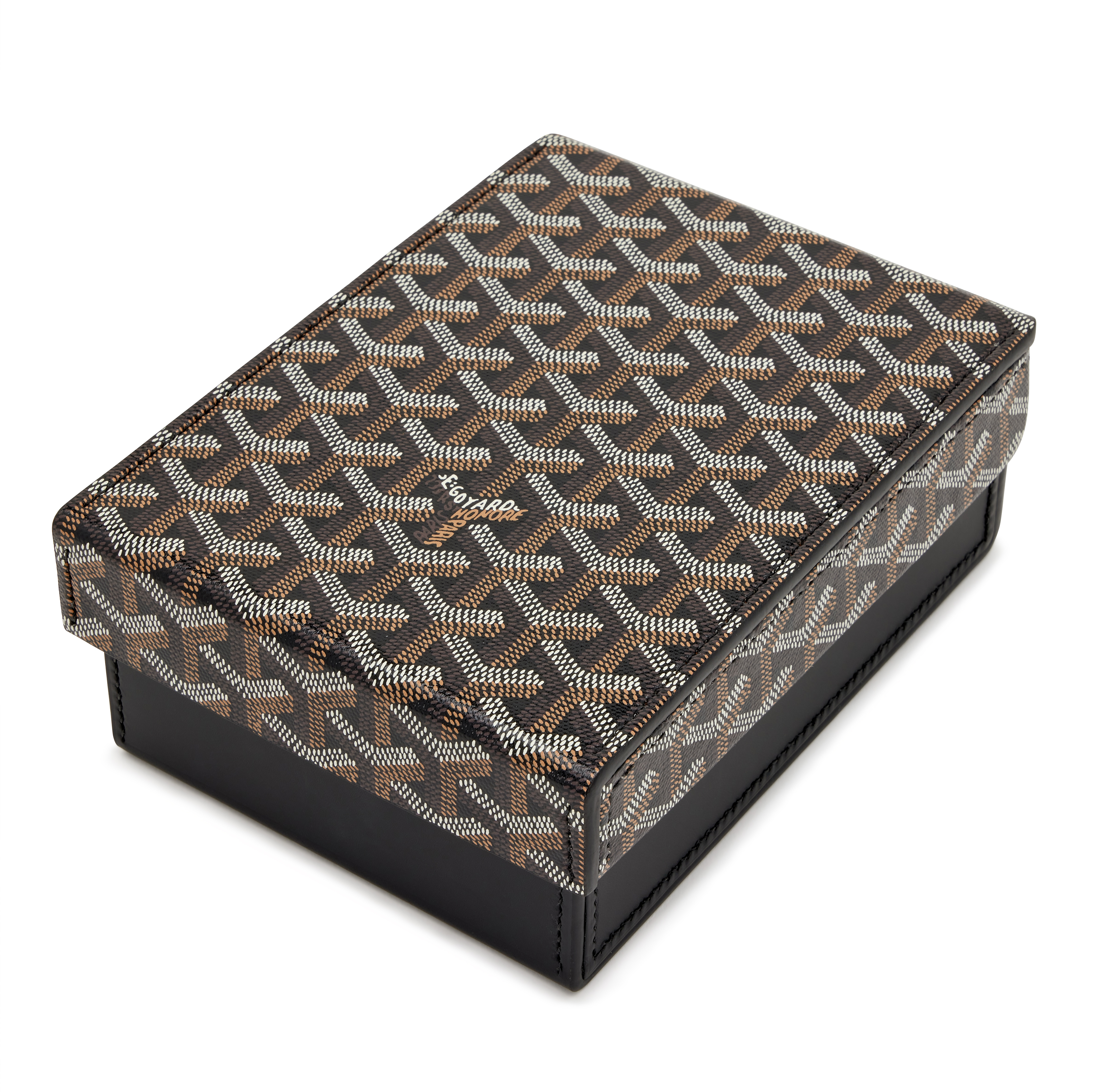 Black Goyardine Coffret Montres Watch Box