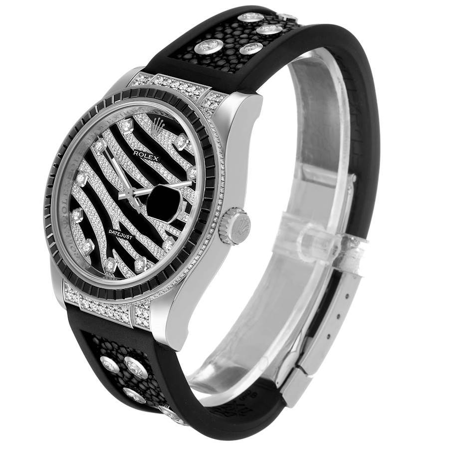 Rolex Rolex Datejust Zebra Dial (Reference 116199). A 36mm White