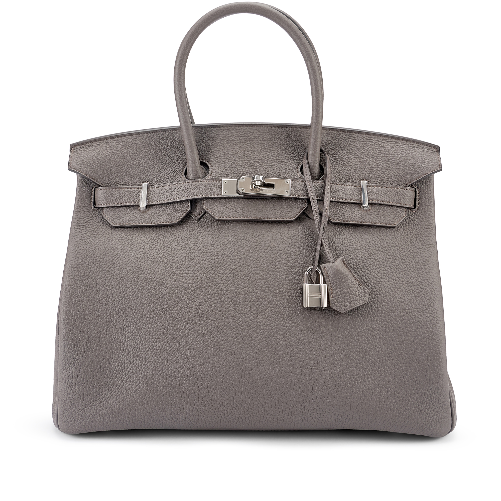 Etain Togo Birkin 35 Palladium Hardware, 2018 The Art of Collecting