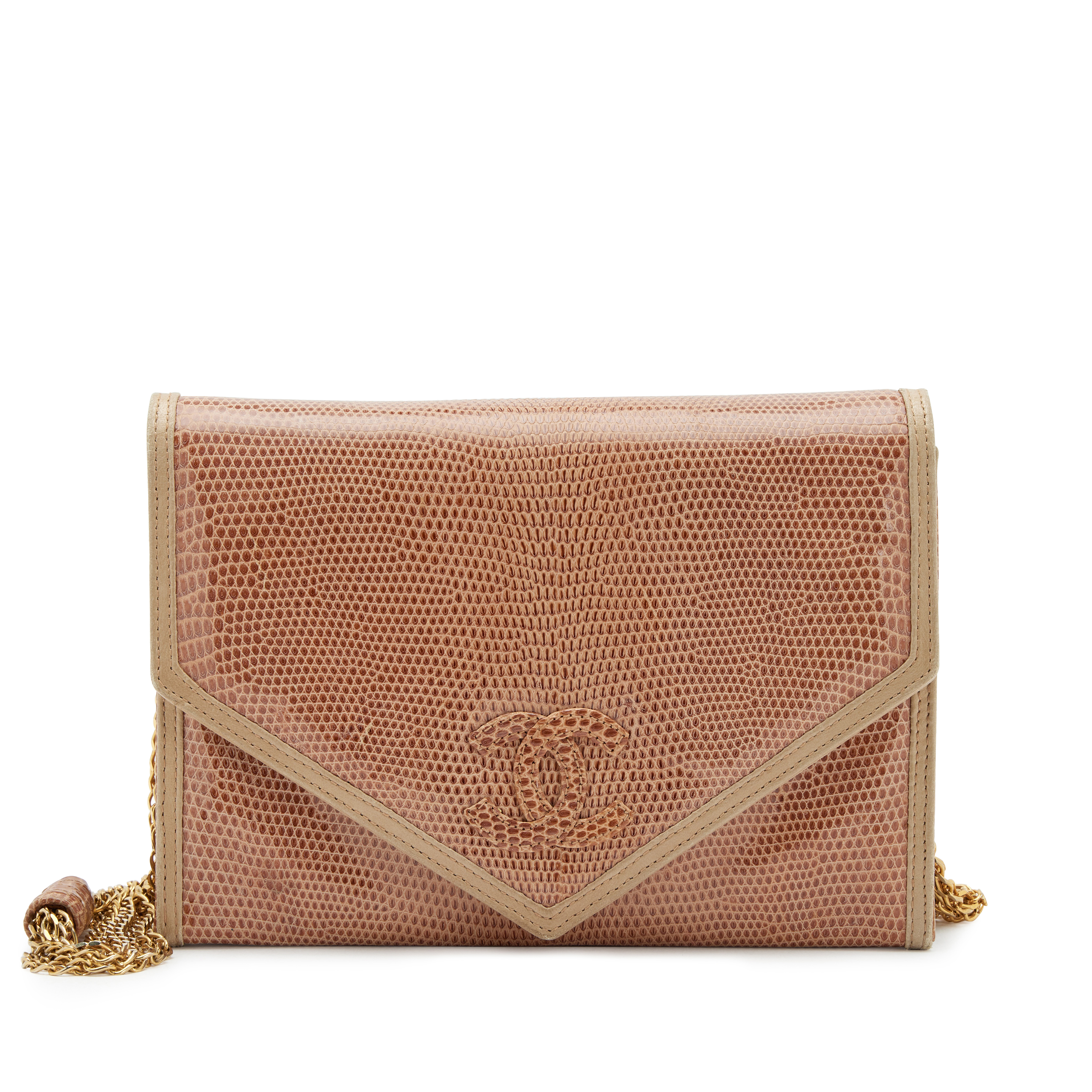 chanel-dark-beige-lizard-