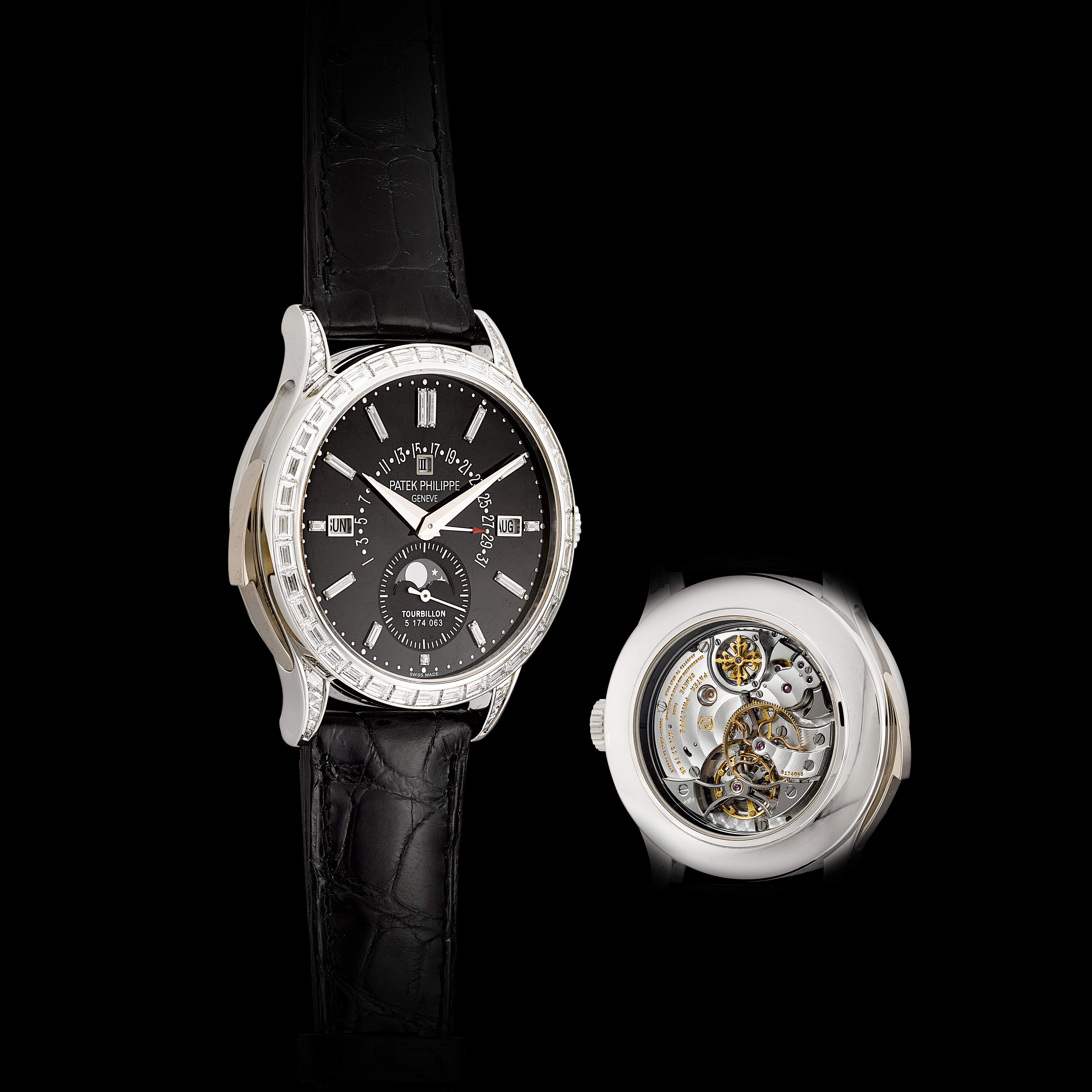 Reference 5217 A brand new platinum and diamondset minute repeating